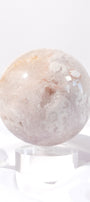Flower Agate Quartz Sphere