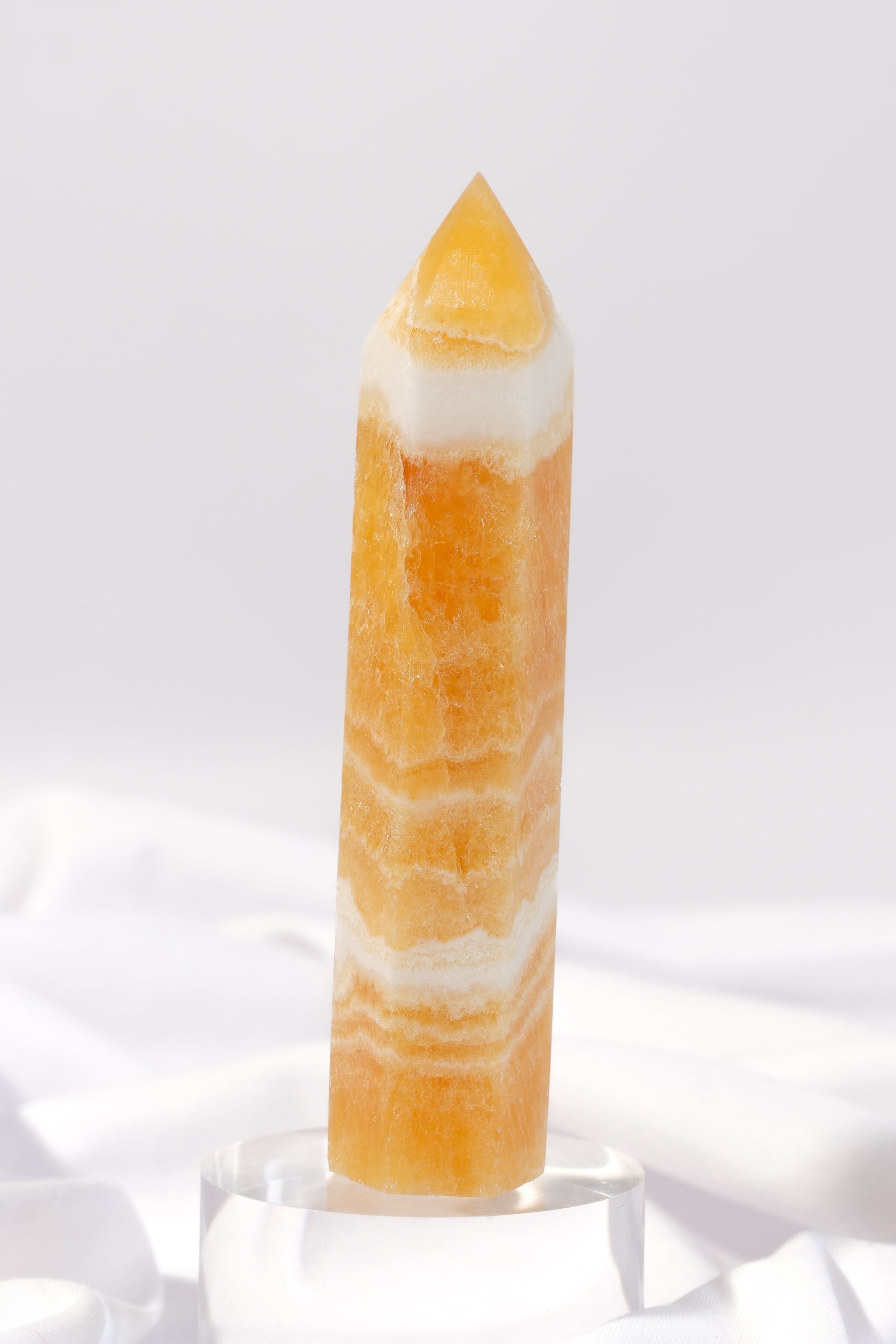 Orange Calcite Tower