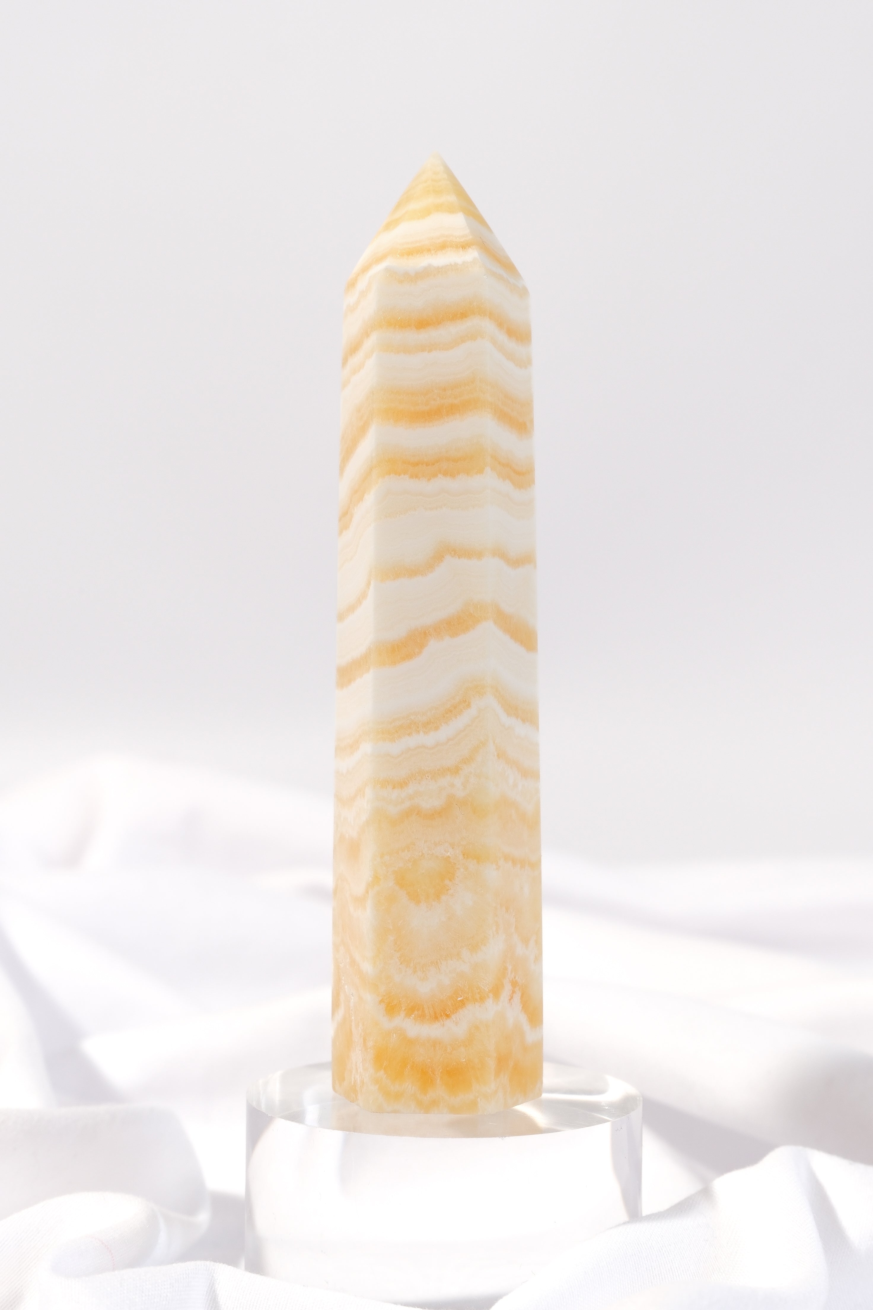 Orange Calcite Tower