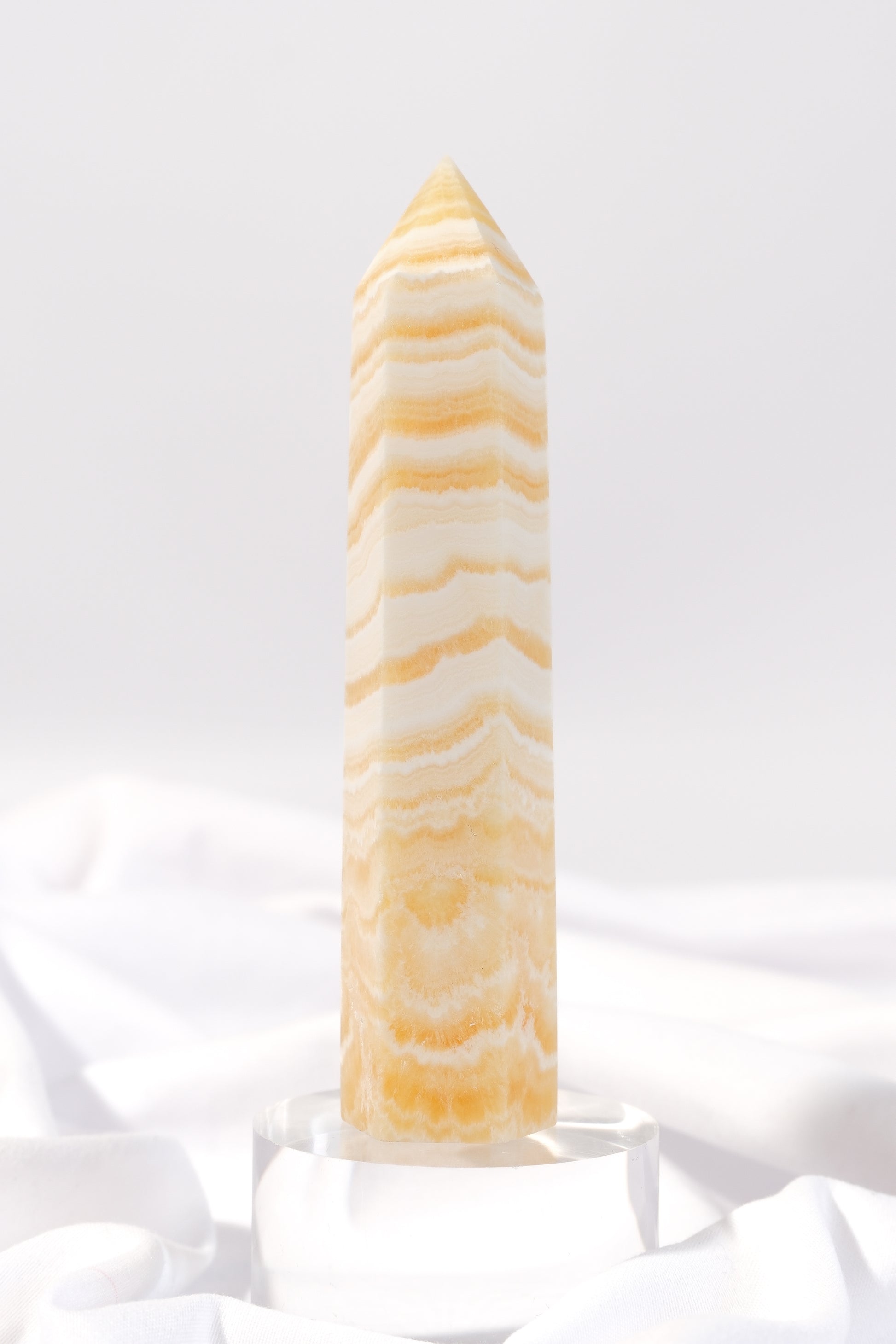 Orange Calcite Tower