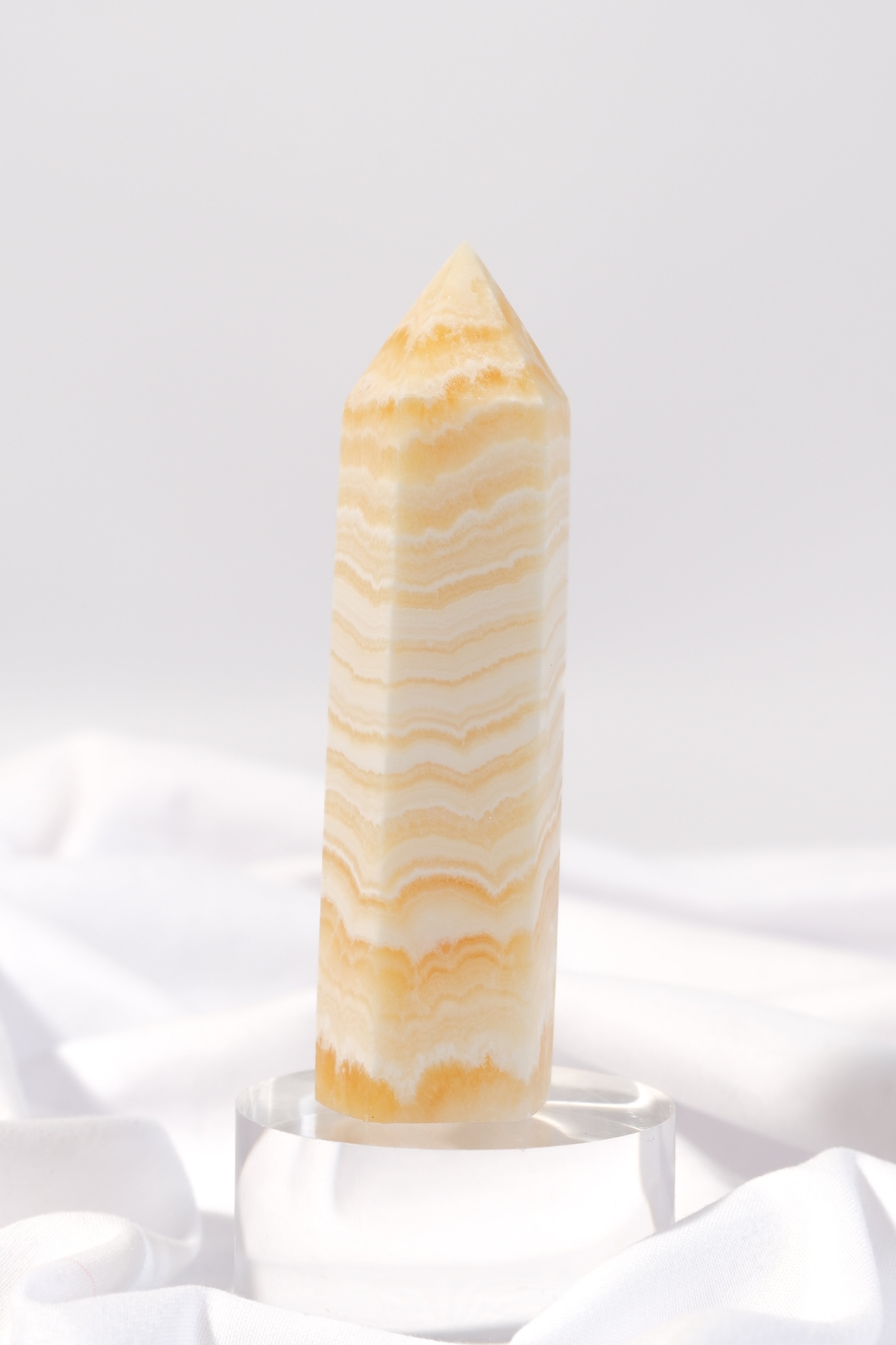 Orange Calcite Tower