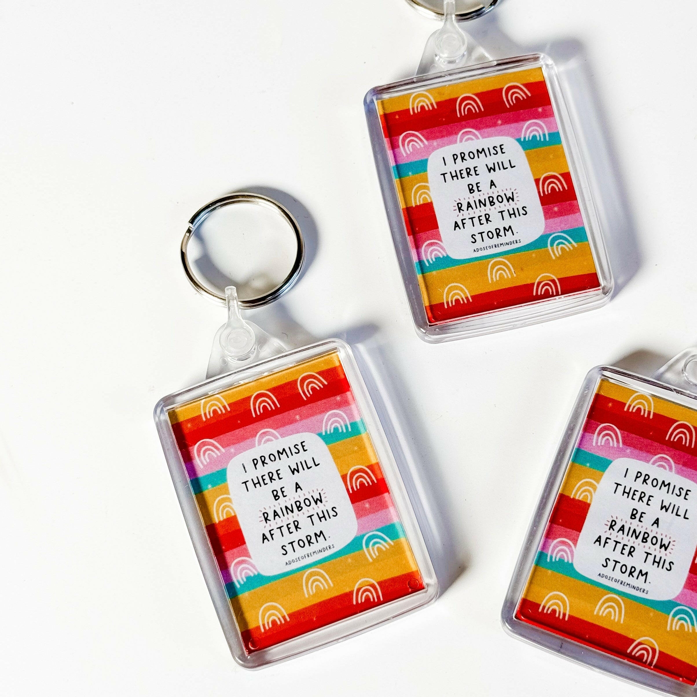 Affirmation Keychain Healing Crystal.