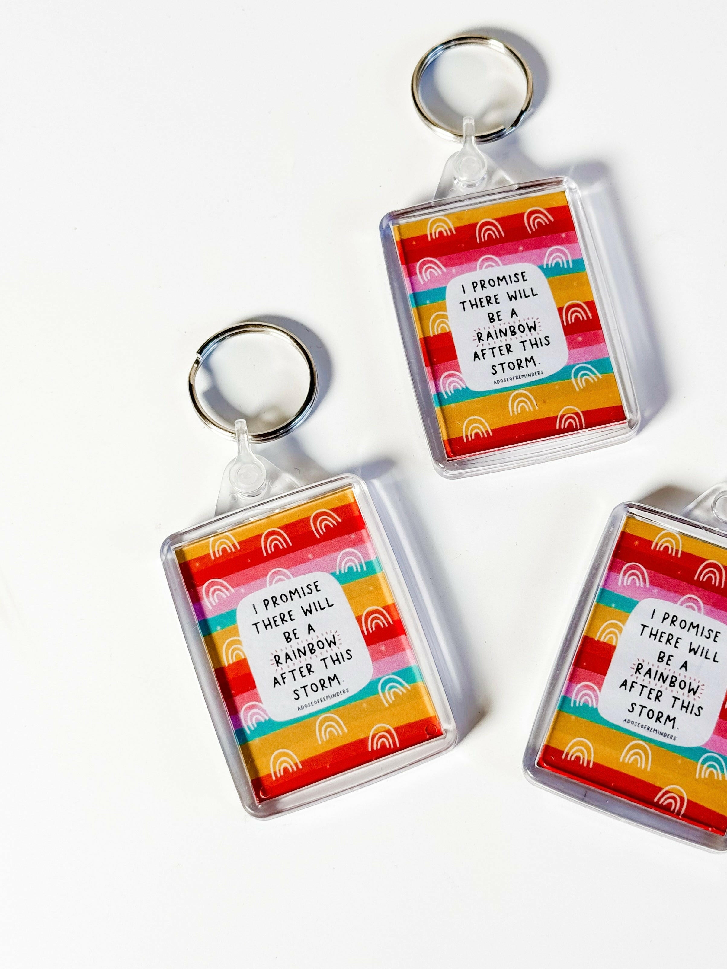 Affirmation Keychain Healing Crystal.