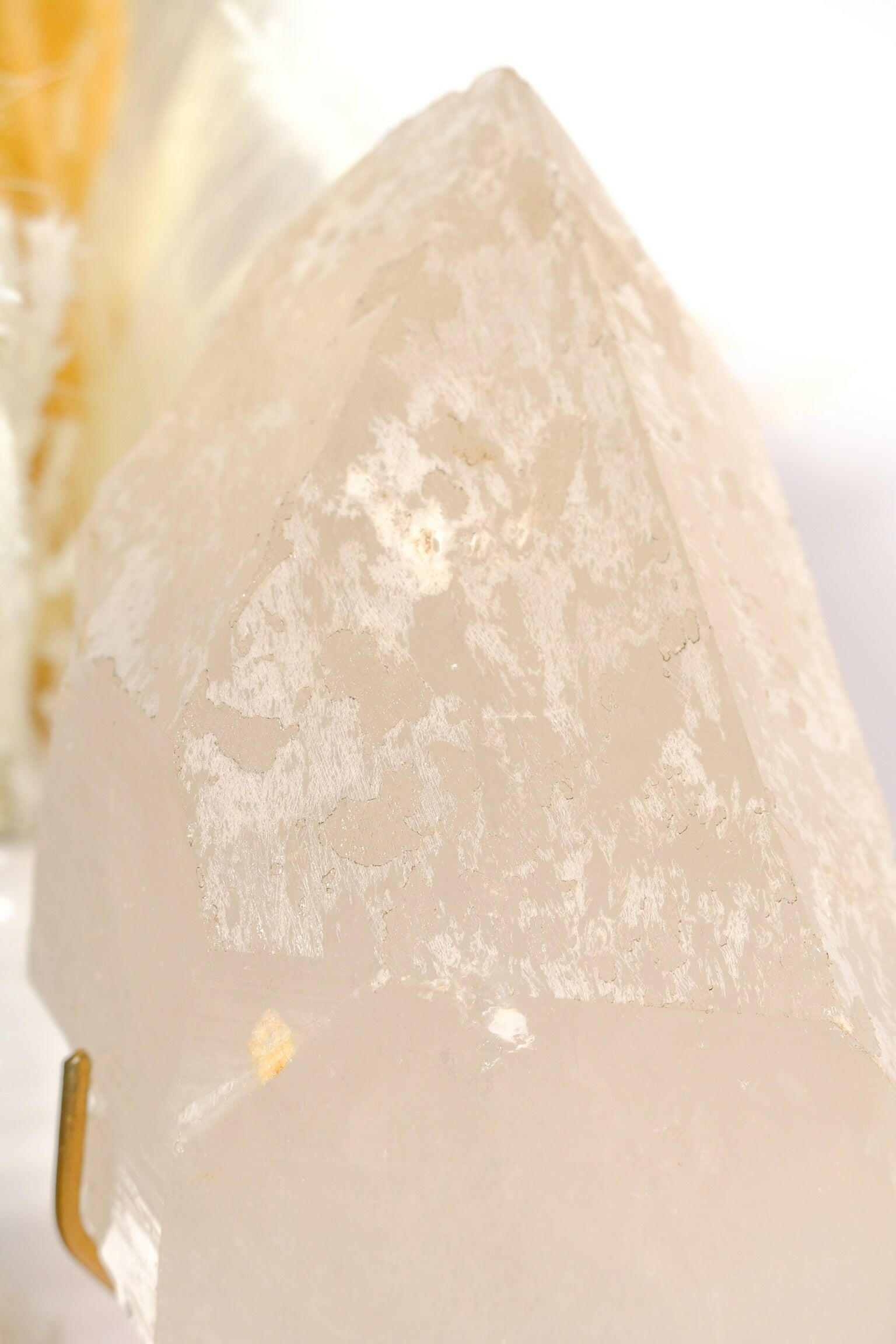 Citrine Rough Polished on Stand Healing Crystal.