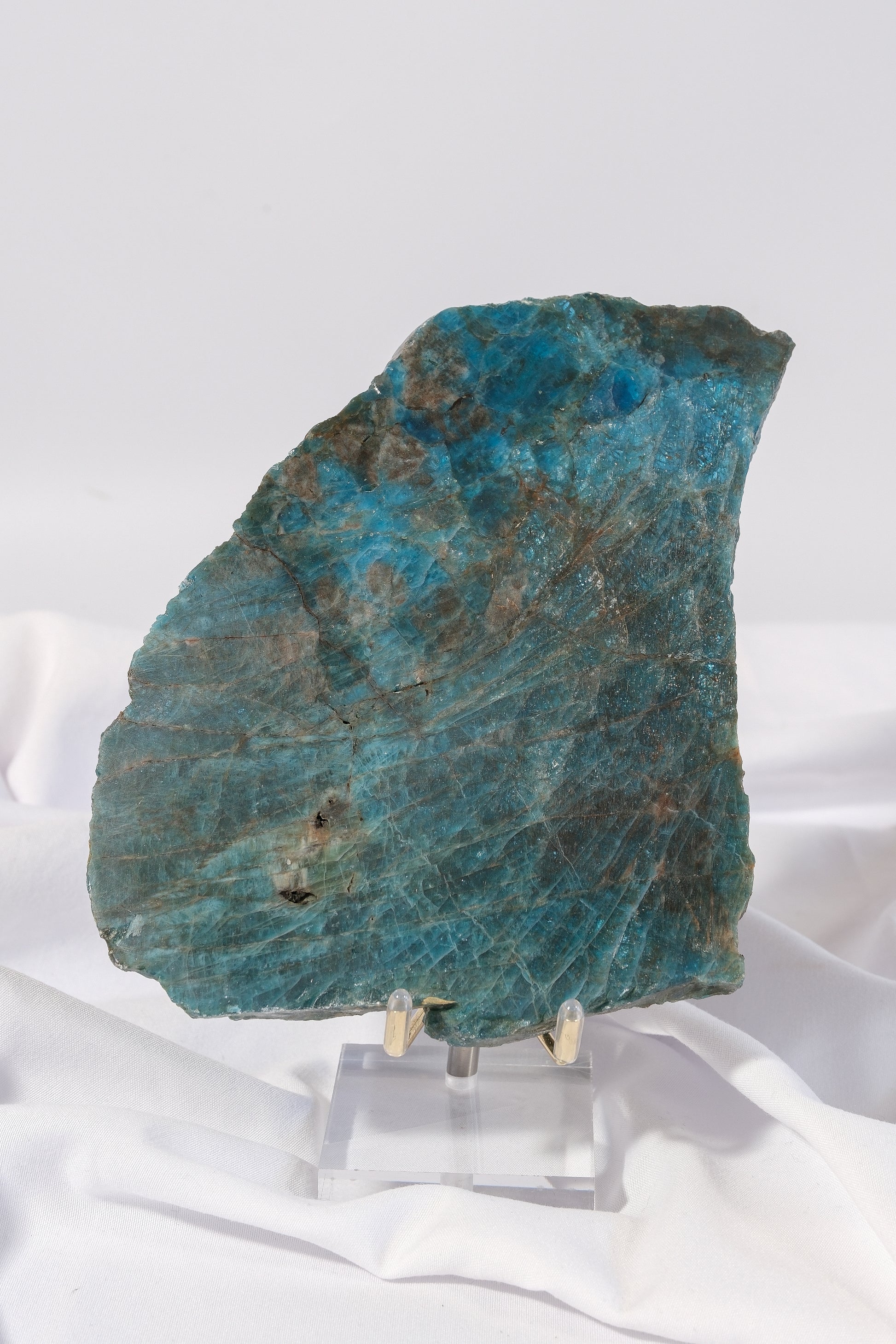 Blue Apatite Slab