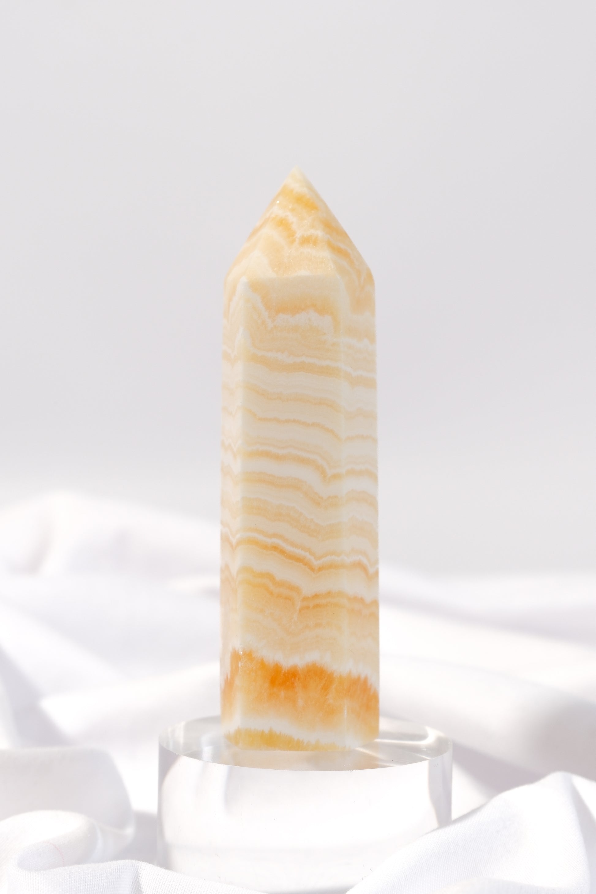 Orange Calcite Tower