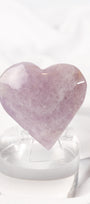 Amethyst Lace Agate Heart
