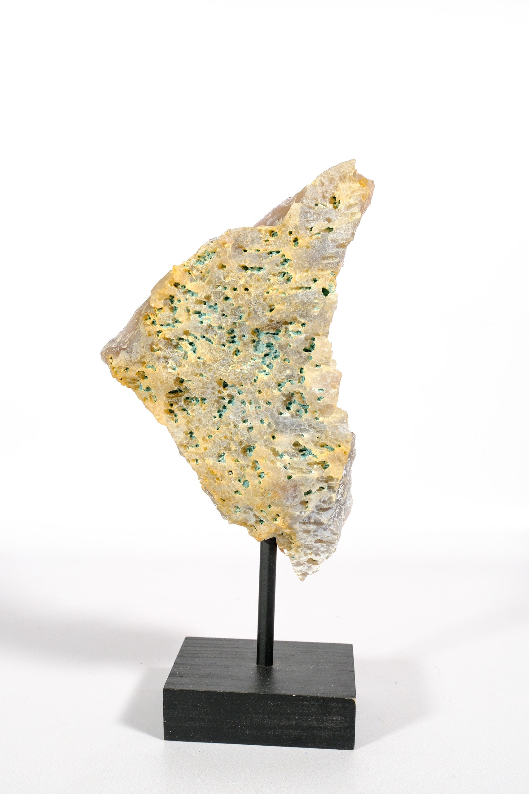 Mauve Botryoidal Zeolite on Stand