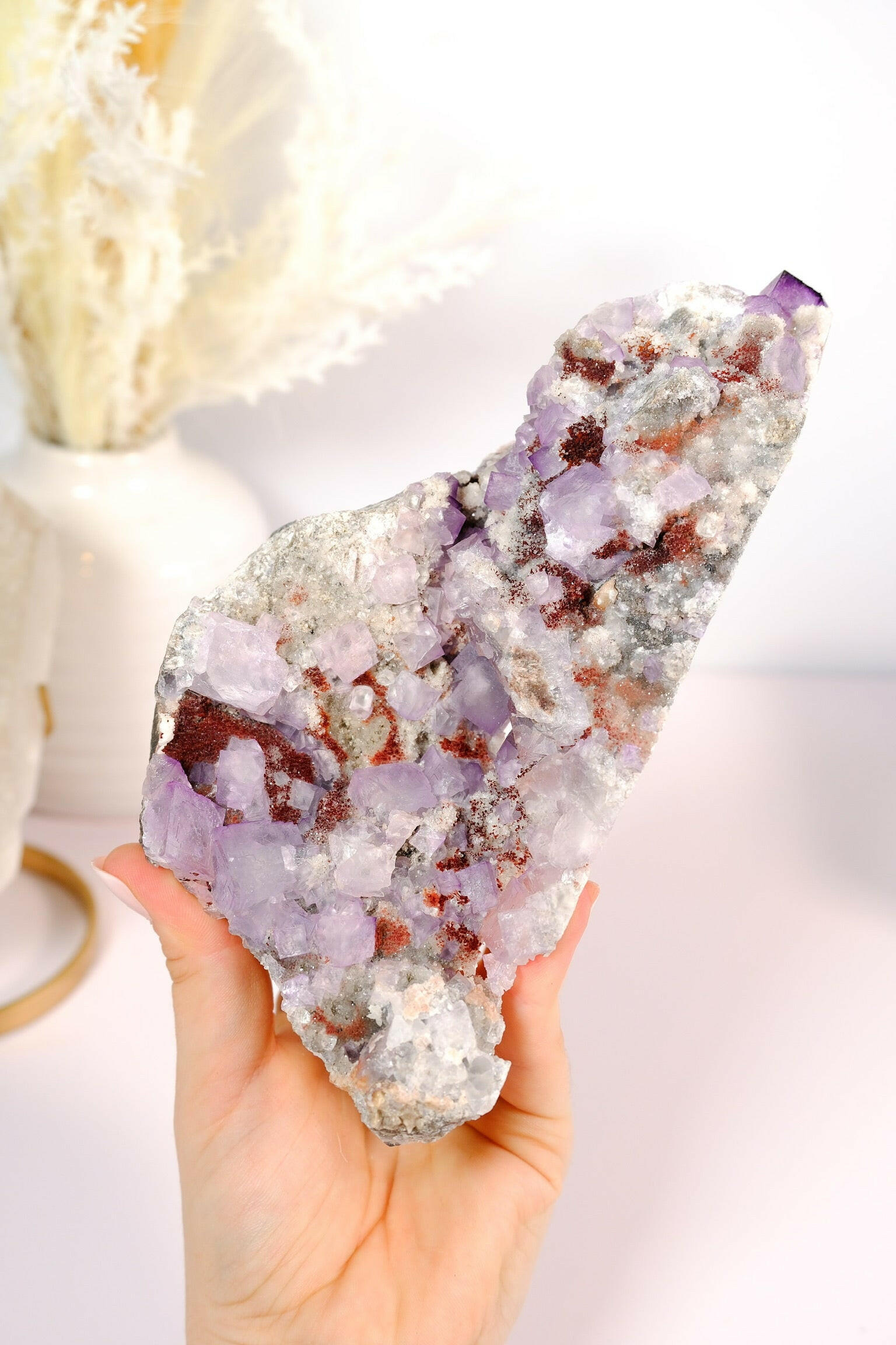 El Filo Fluorite Cluster Healing Crystal.