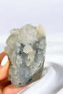 Apophyllite Blue Chalcedony Cutbase Healing Crystal.