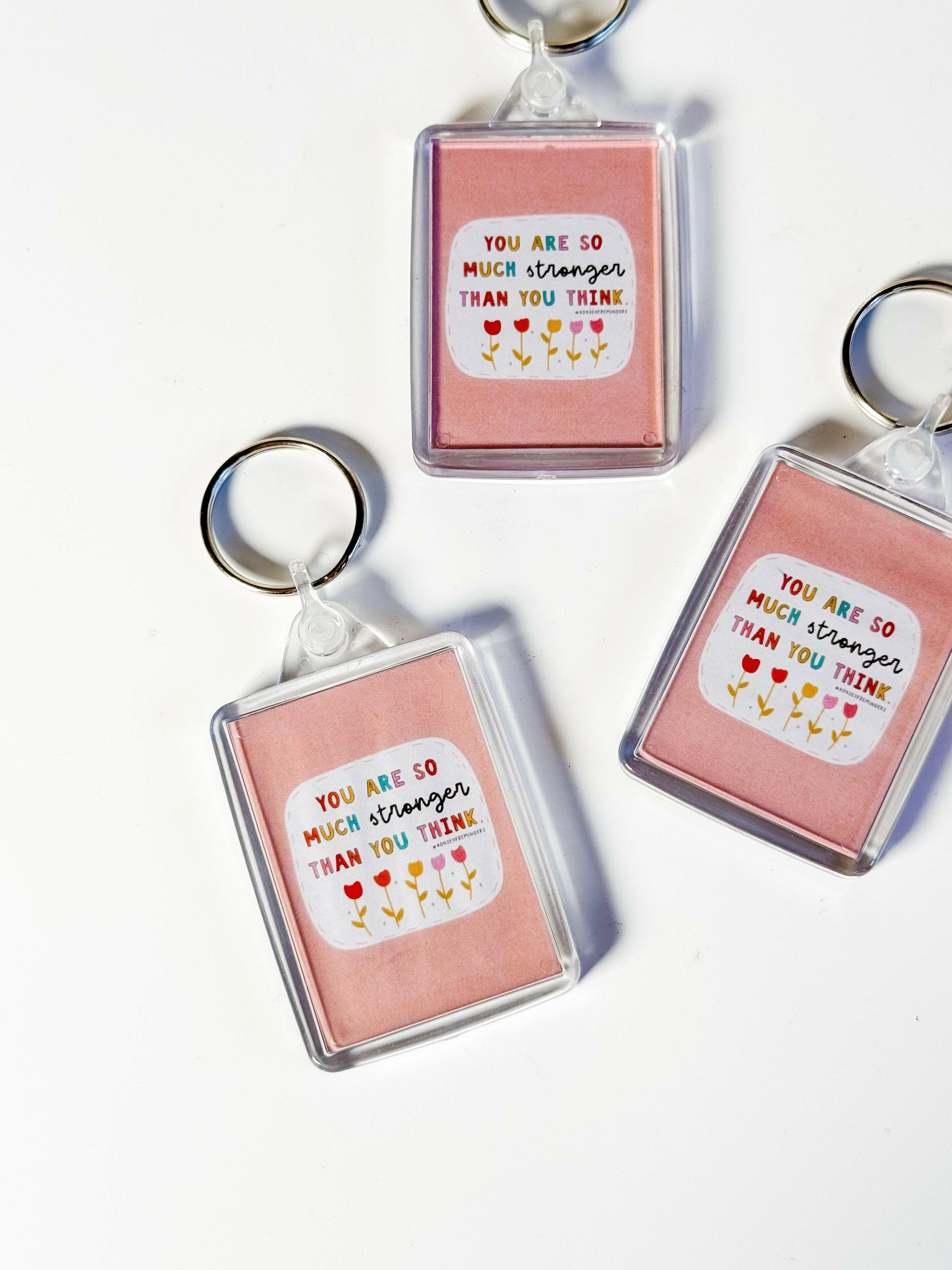 Affirmation Keychain Healing Crystal.