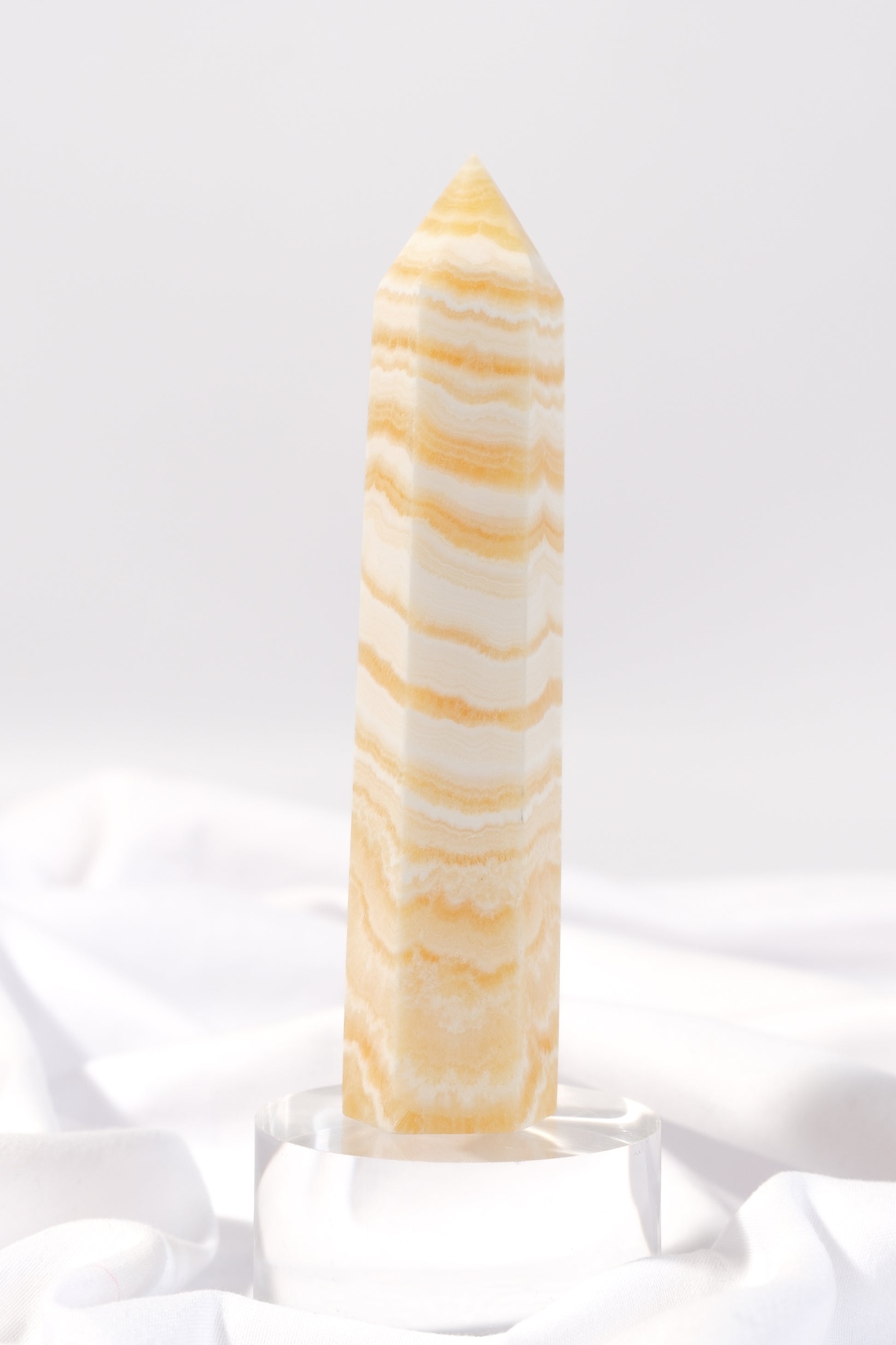 Orange Calcite Tower