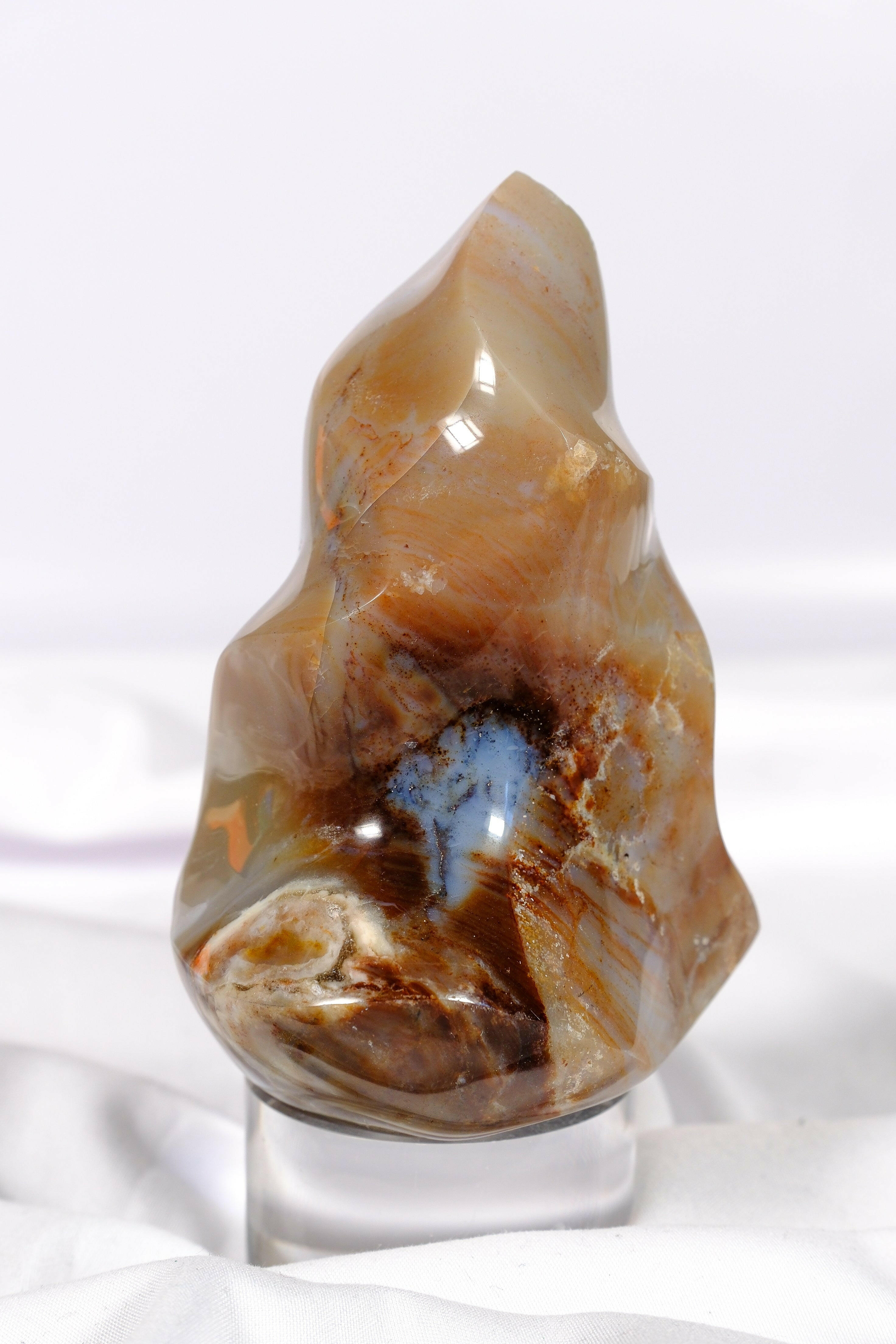 Ocean Jasper Flame Healing Crystal.