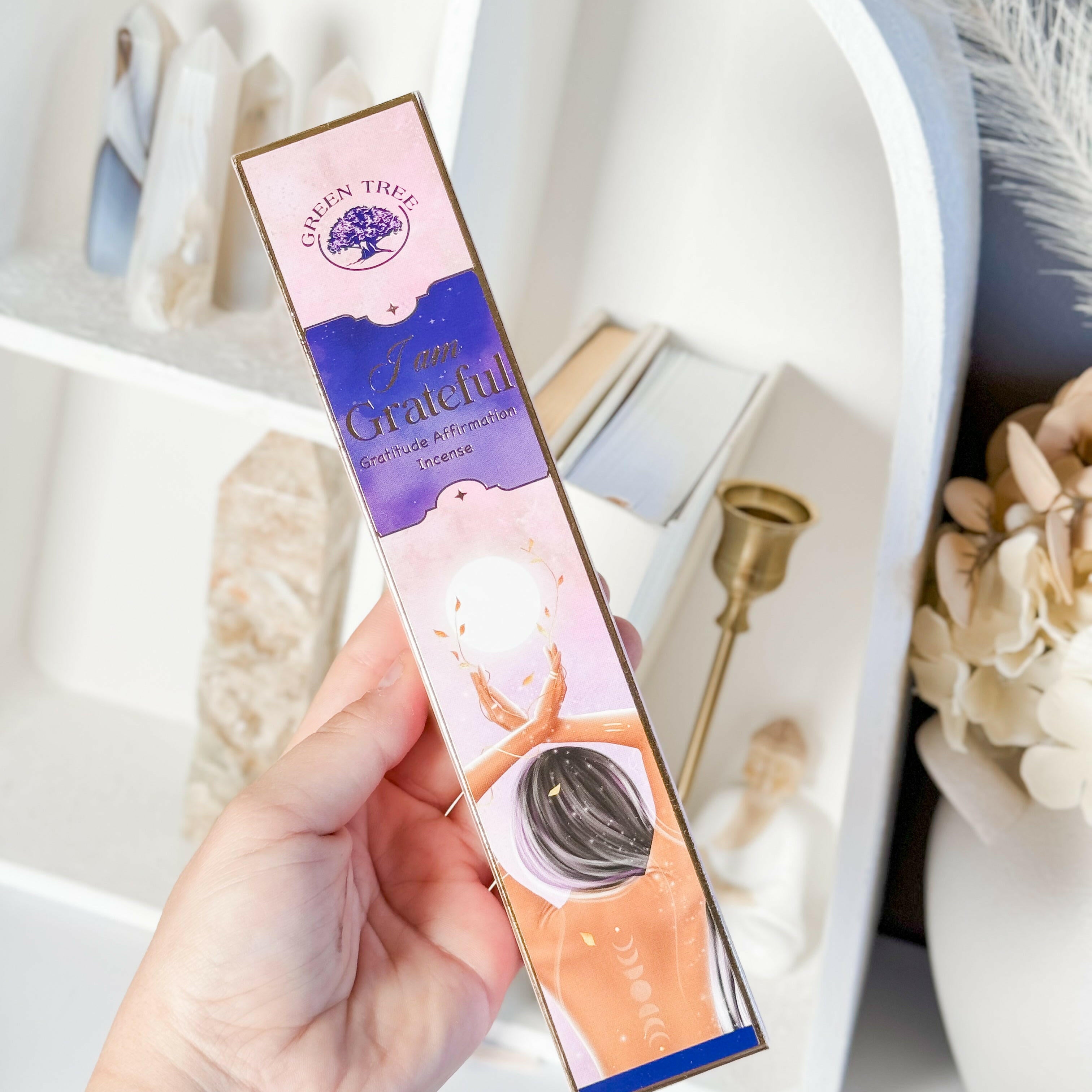 I Am Grateful - Gratitude Incense Healing Crystal.
