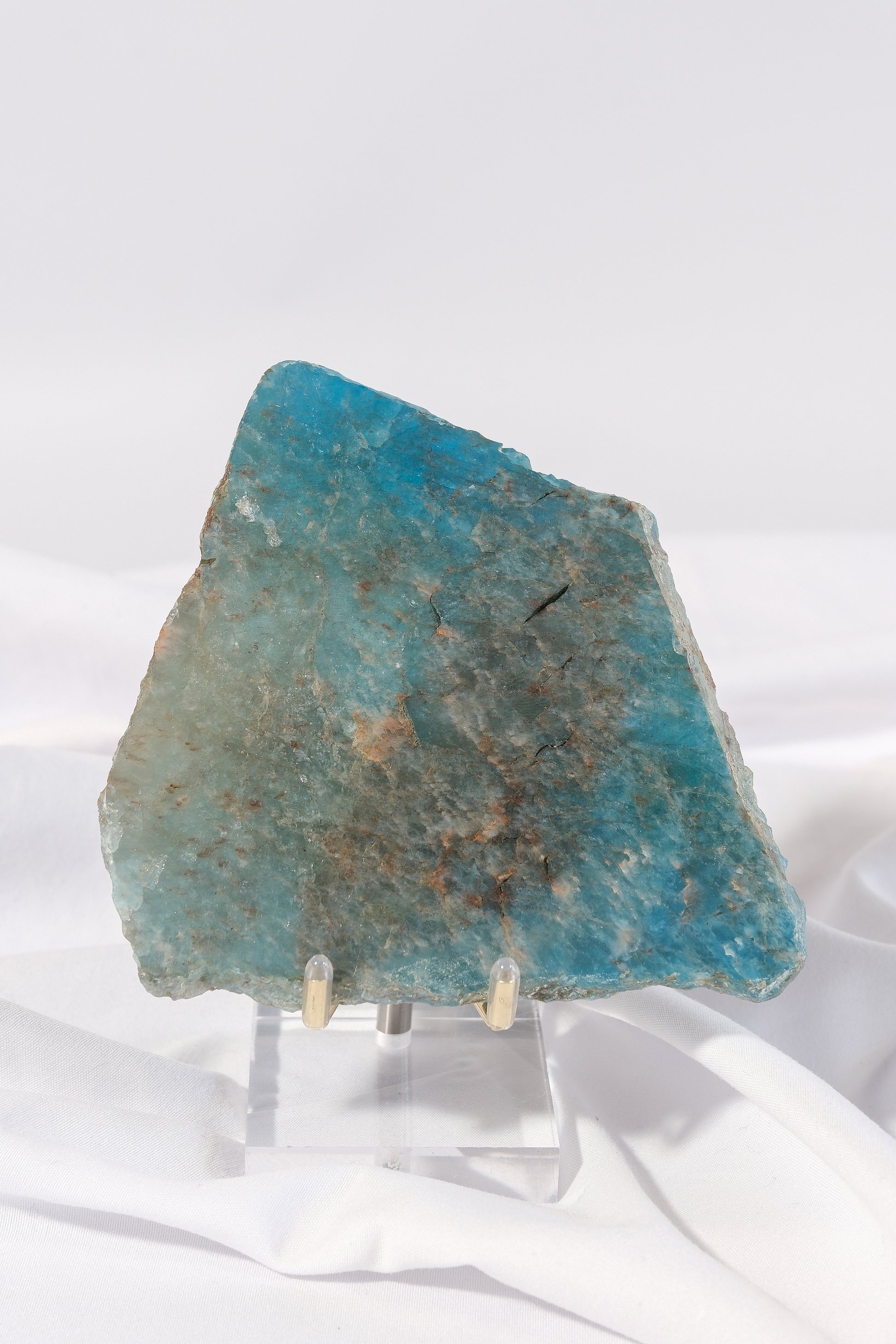 Blue Apatite Slab