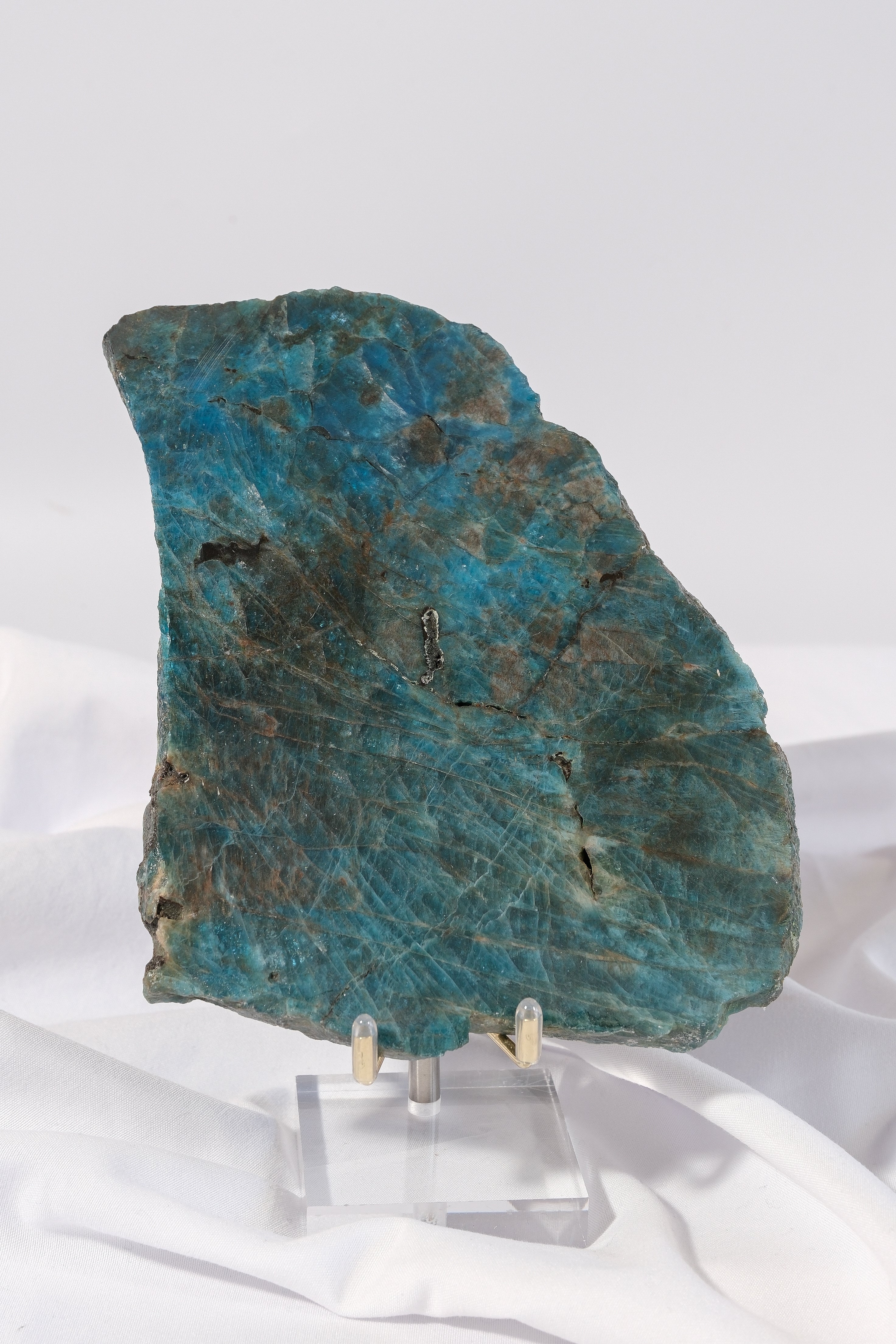 Blue Apatite Slab