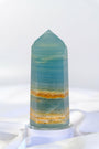 Blue Onyx Tower Healing Crystal.