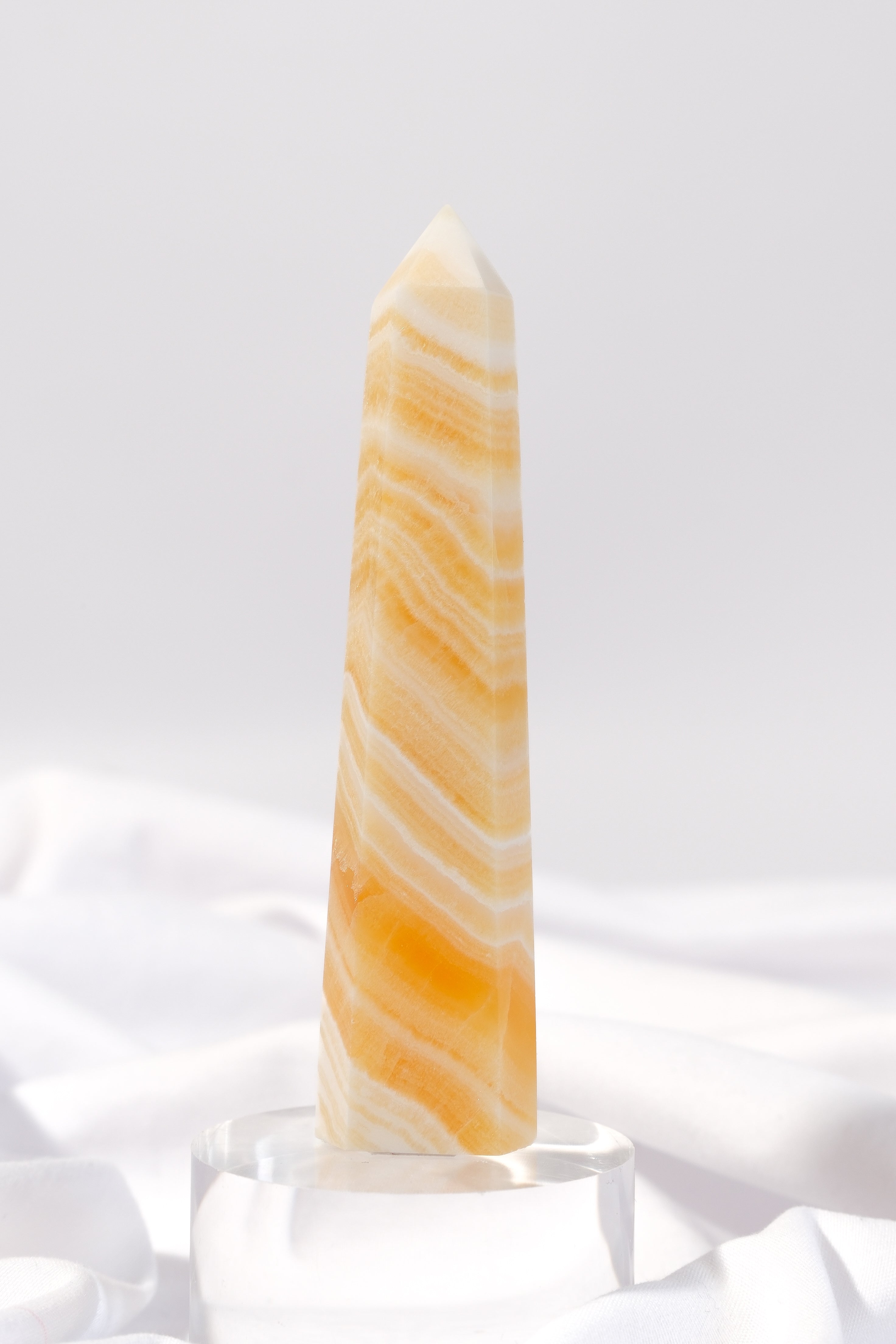 Orange Calcite Tower