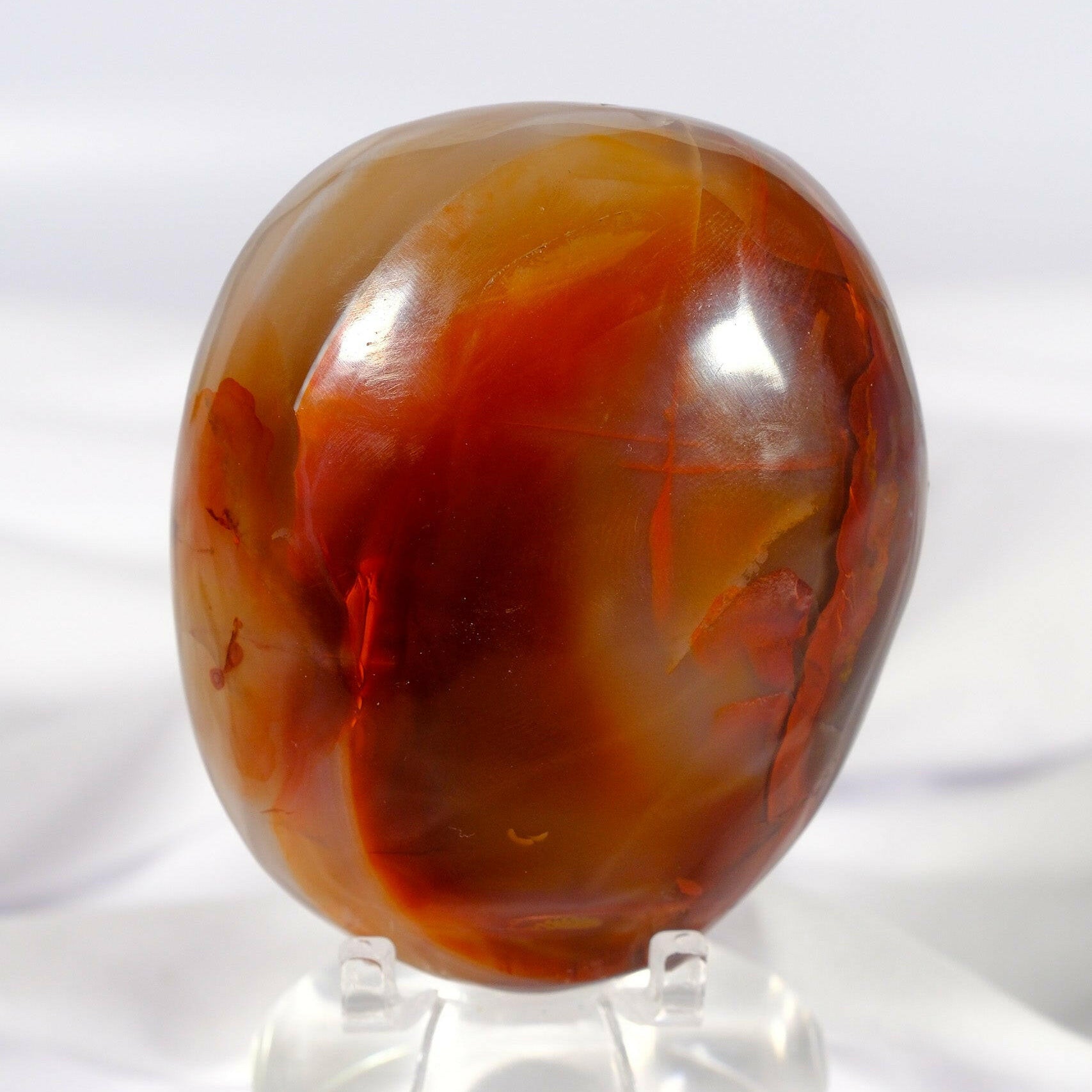 Red Sashe River Freeform/Palmstone Healing Crystal.