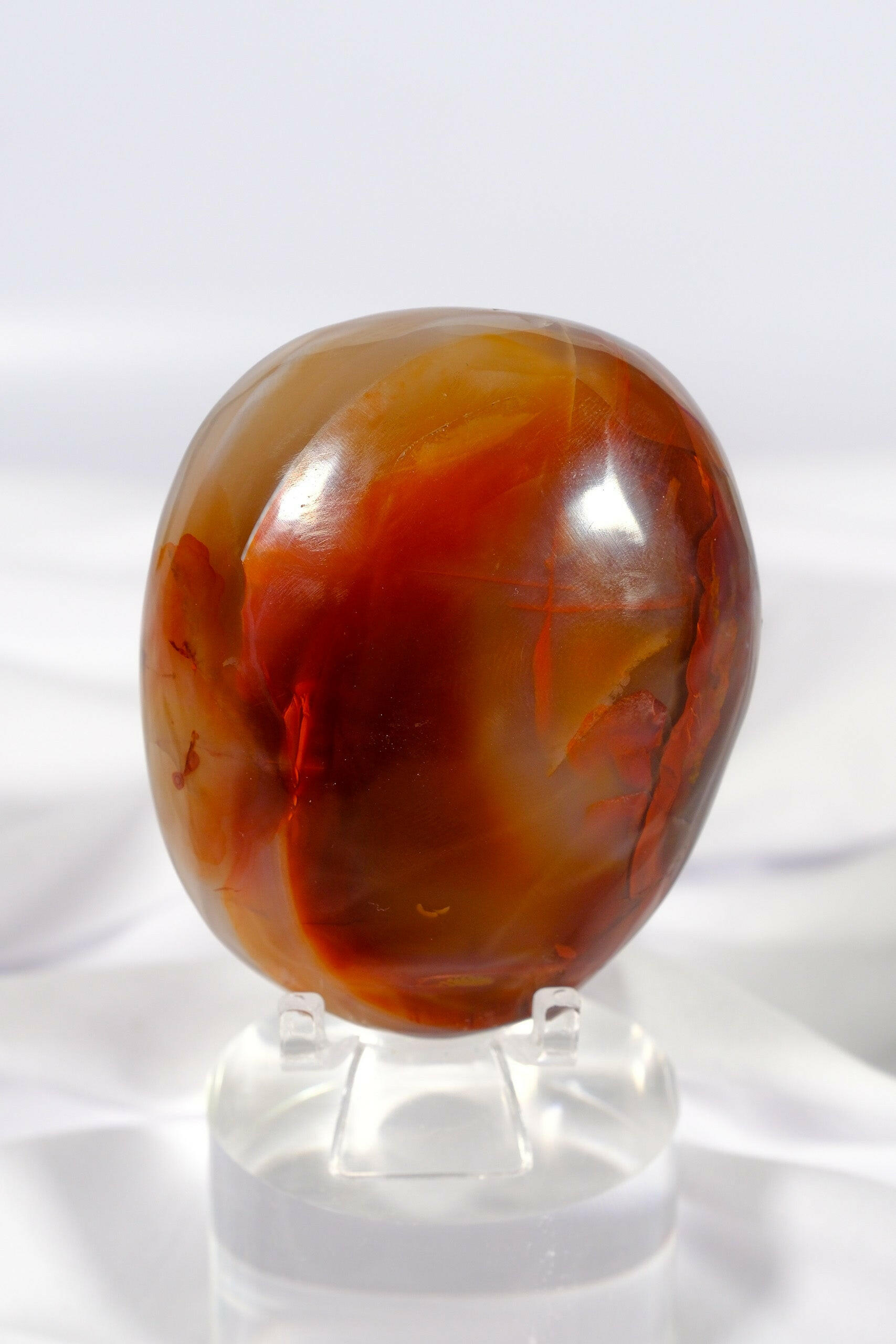 Red Sashe River Freeform/Palmstone Healing Crystal.