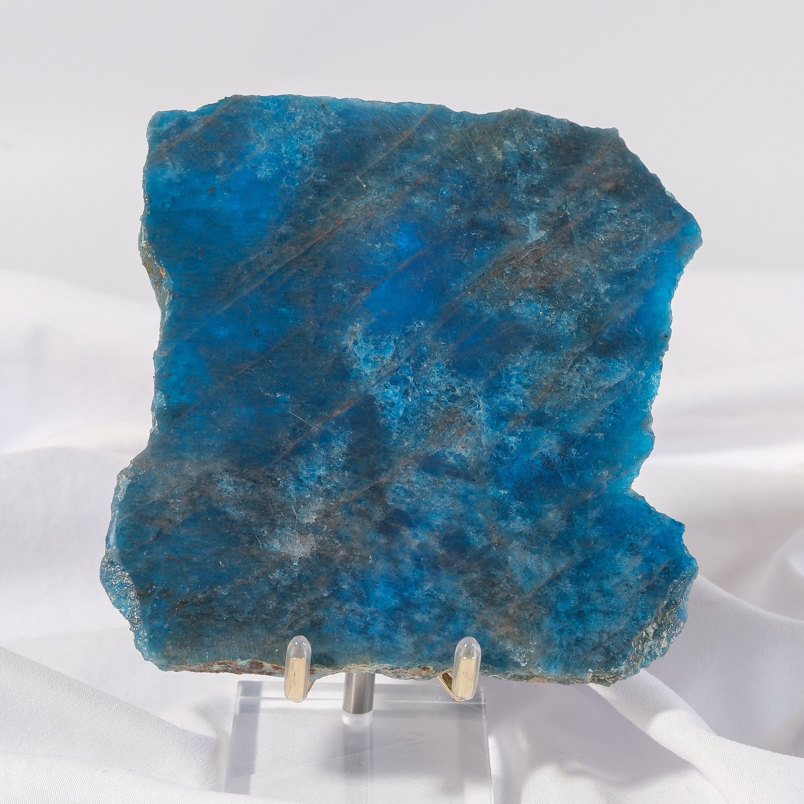 Blue Apatite Slab