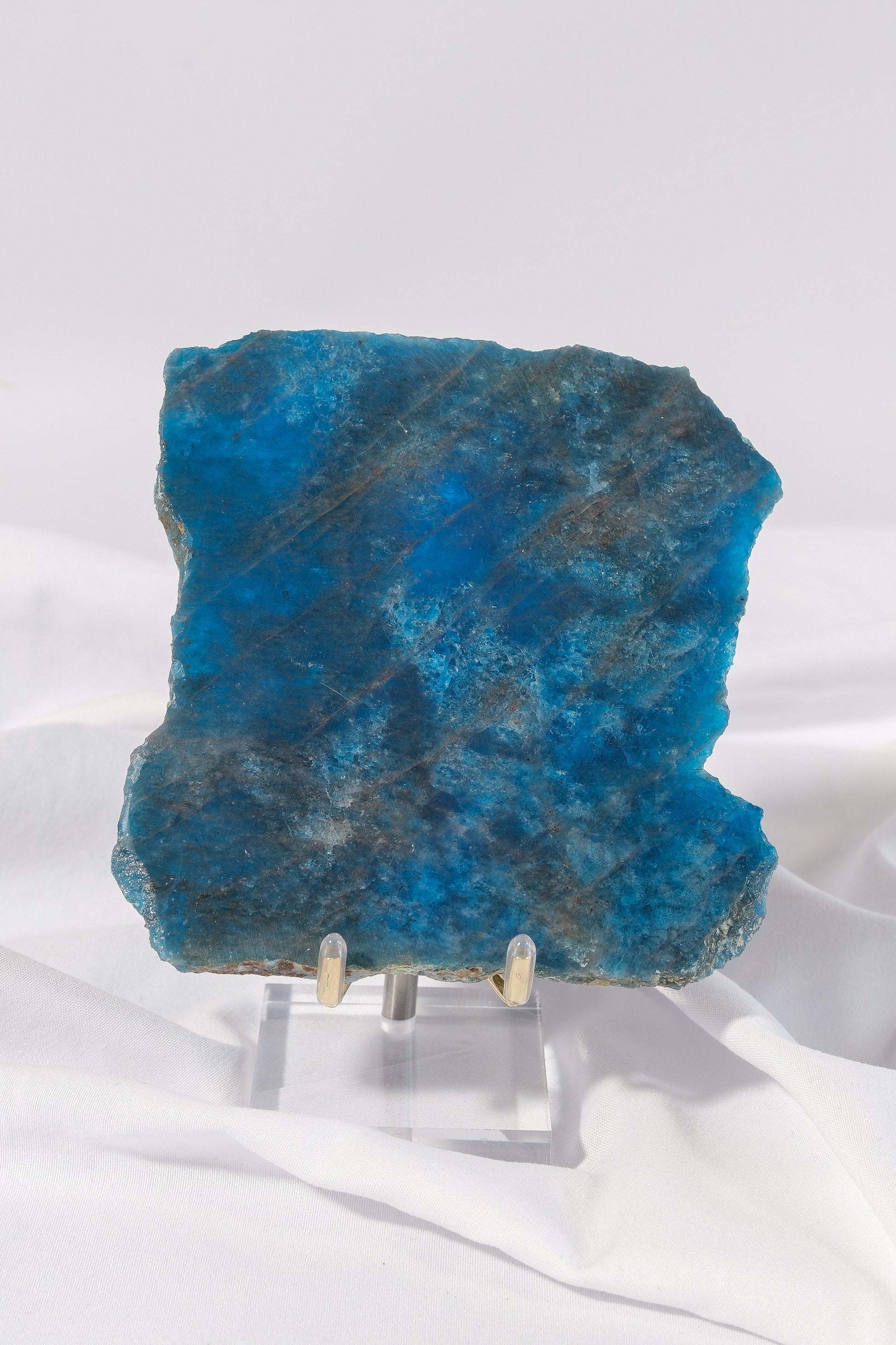 Blue Apatite Slab