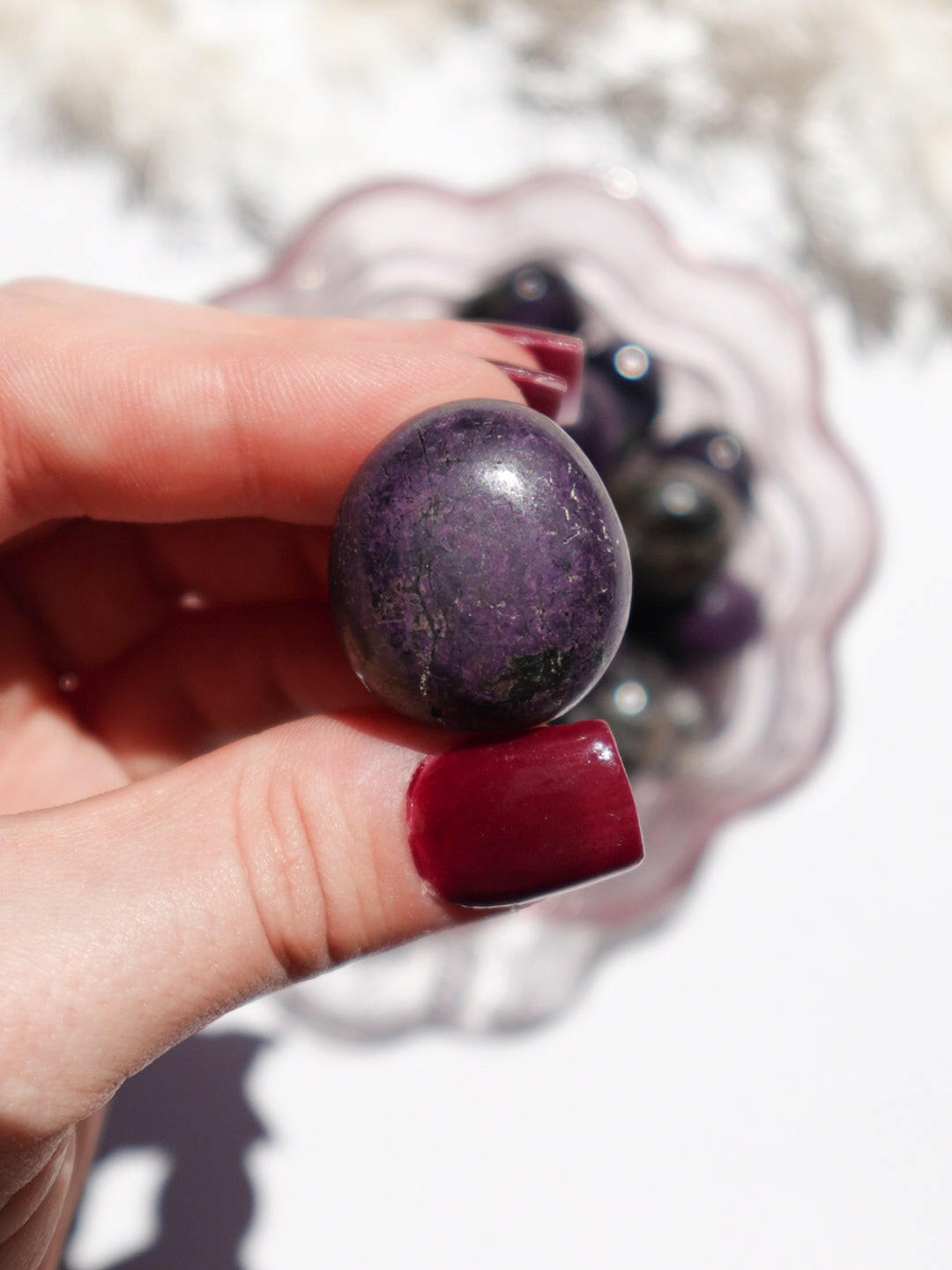 Purpurite Tumble Healing Crystal.