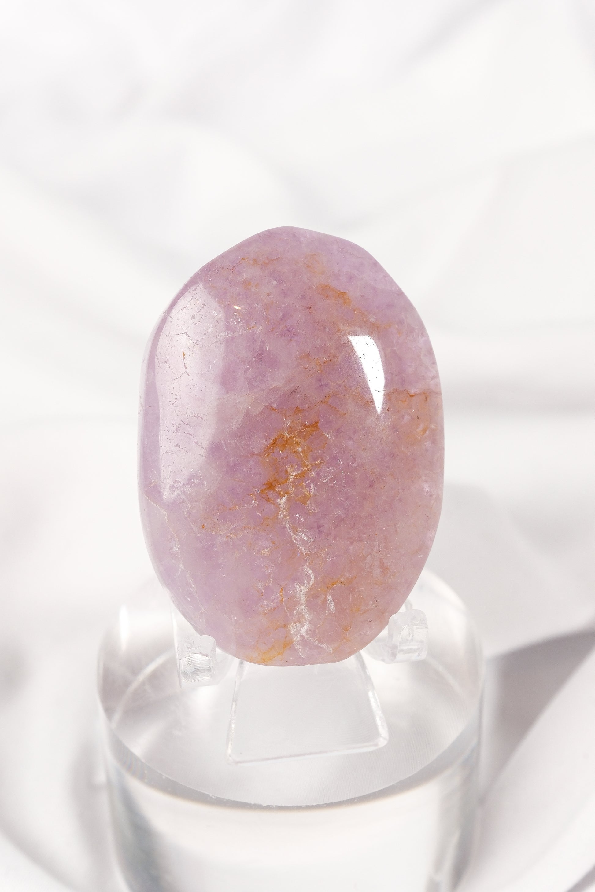 Amethyst Lace Agate Palmstone