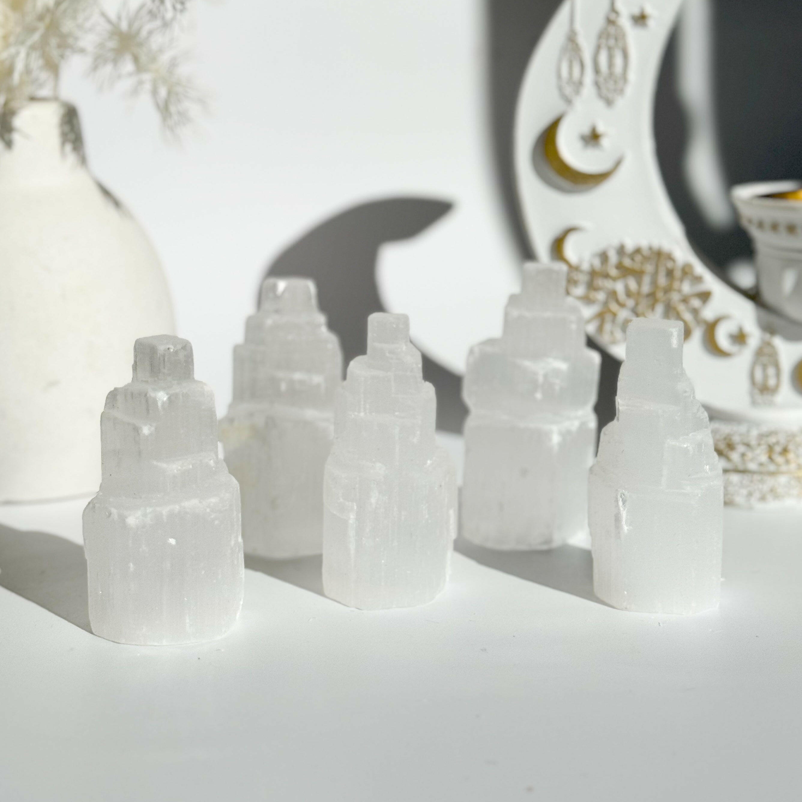 Selenite Mini Tower