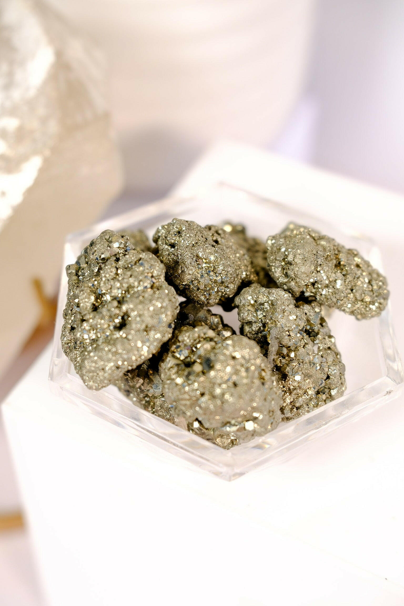 Mini Pyrite Cluster Healing Crystal.