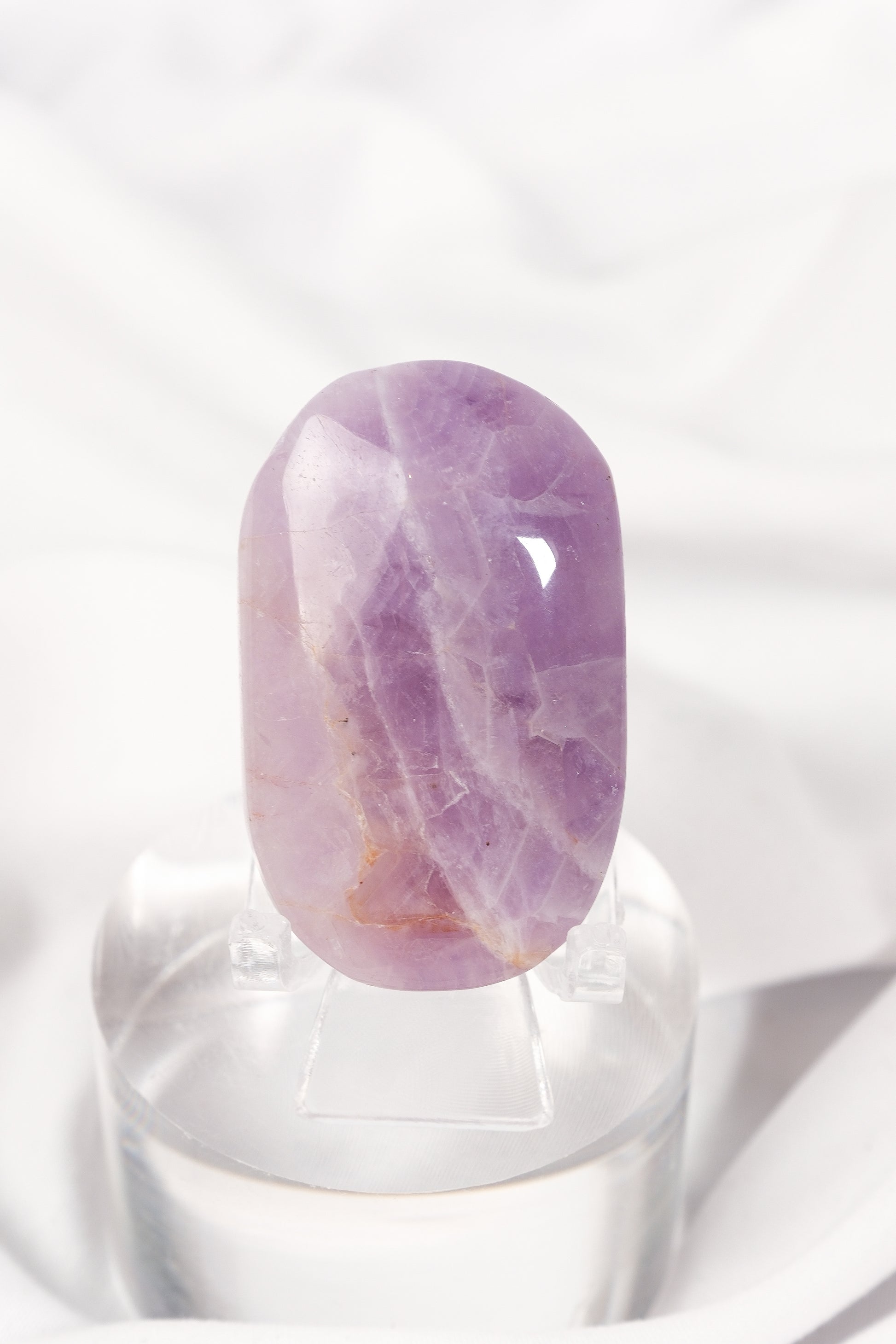 Amethyst Lace Agate Palmstone