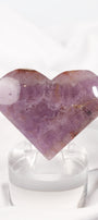 Amethyst Lace Agate Heart