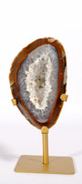 Agate Geode on Stand