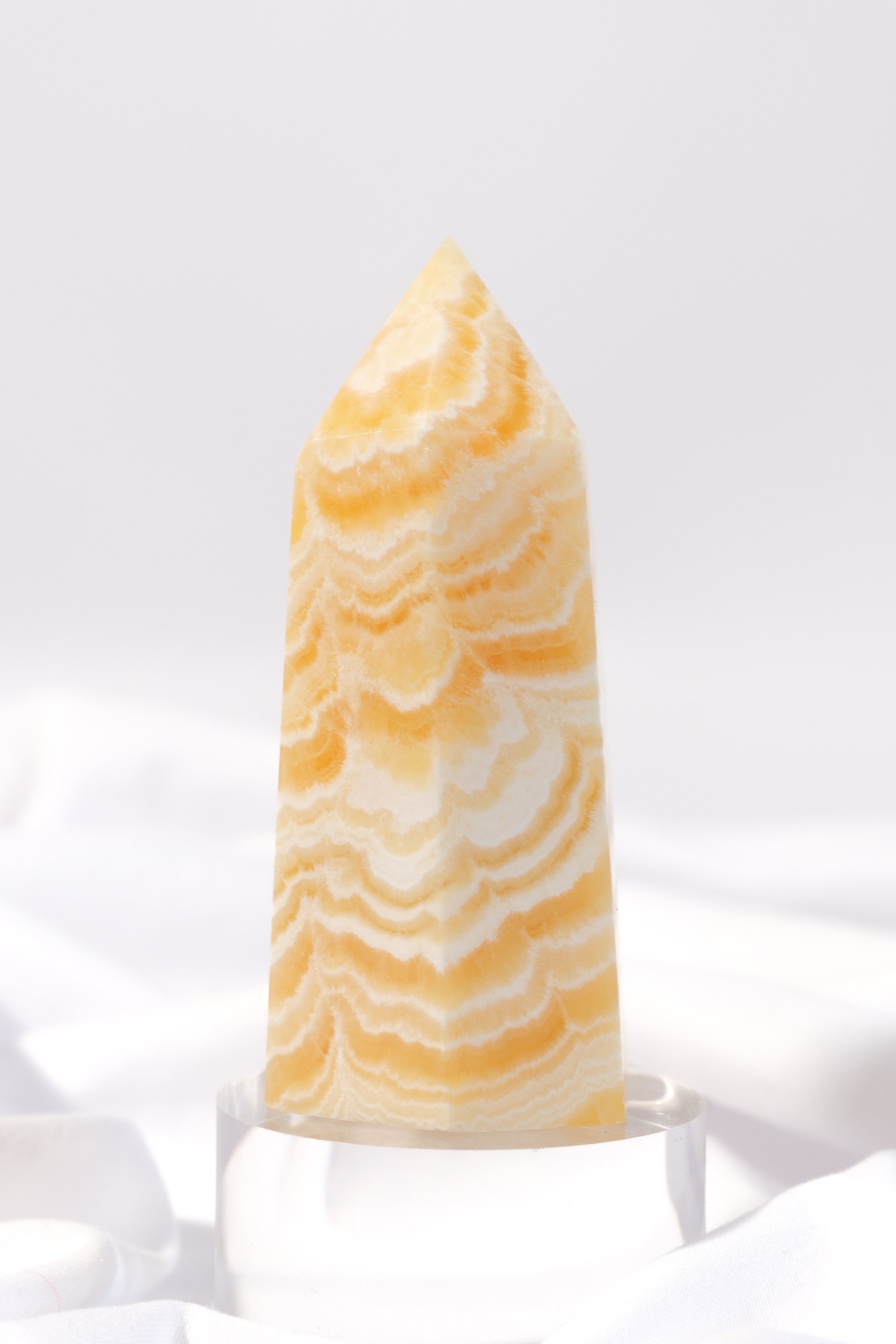 Orange Calcite Tower