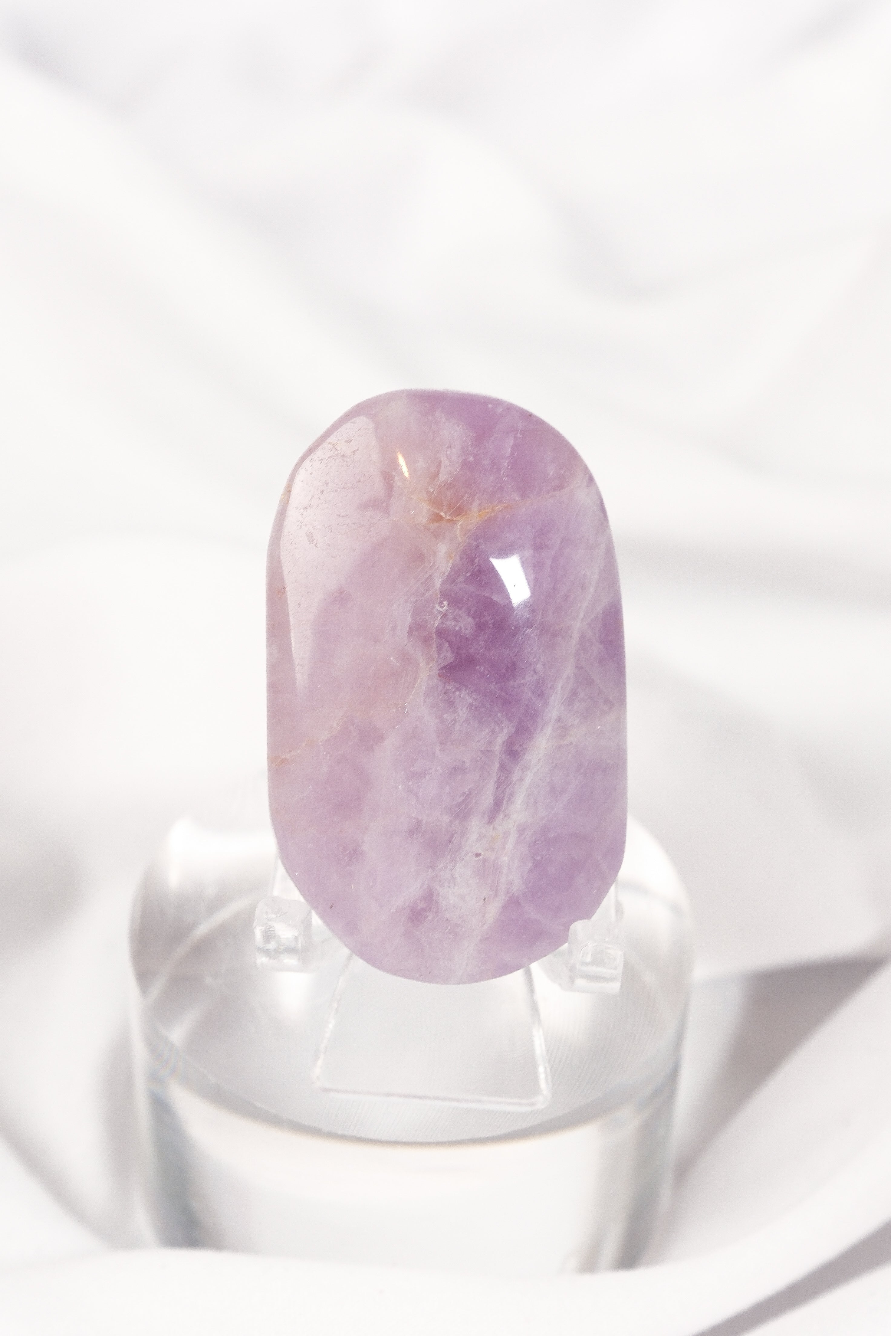 Amethyst Lace Agate Palmstone