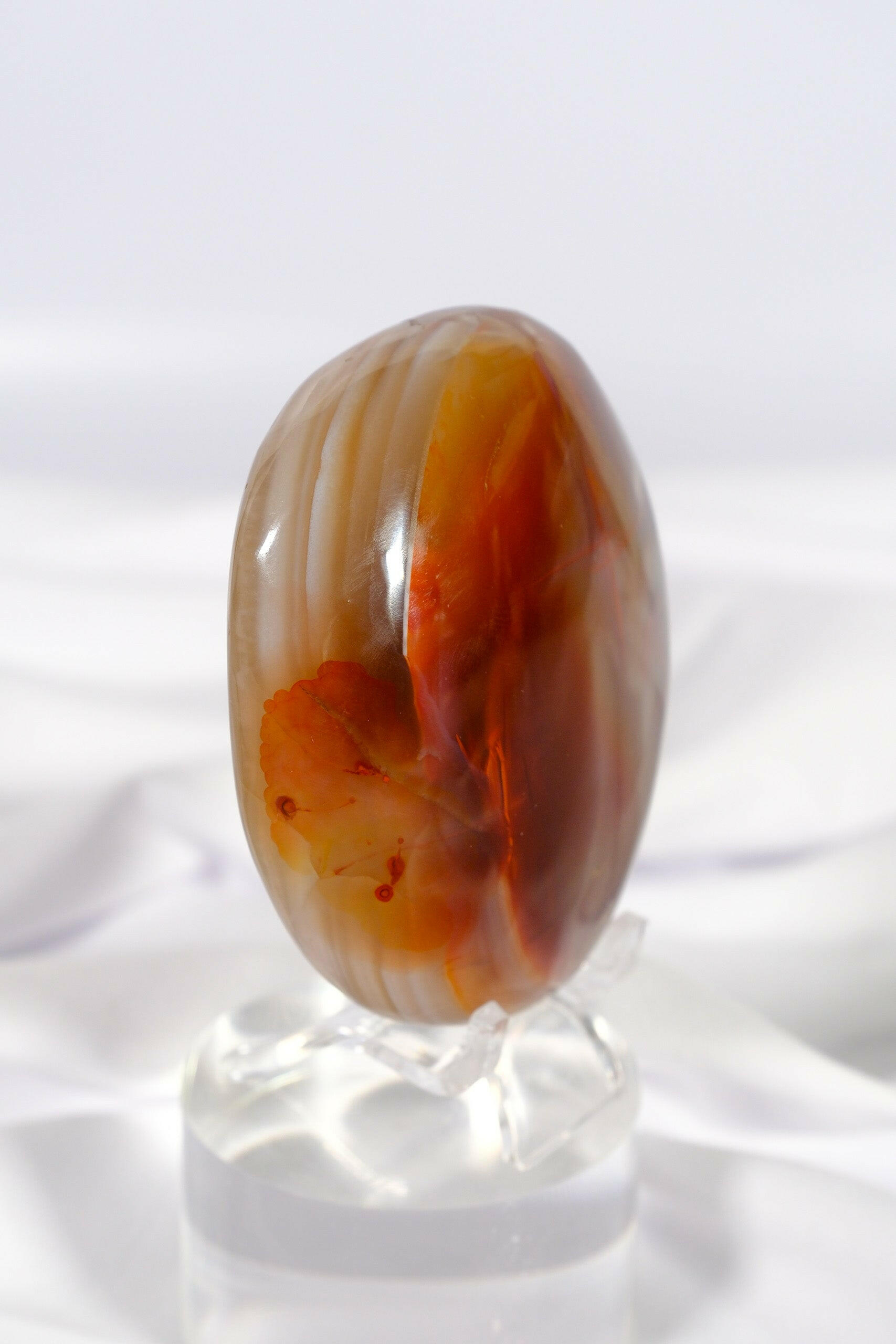 Red Sashe River Freeform/Palmstone Healing Crystal.