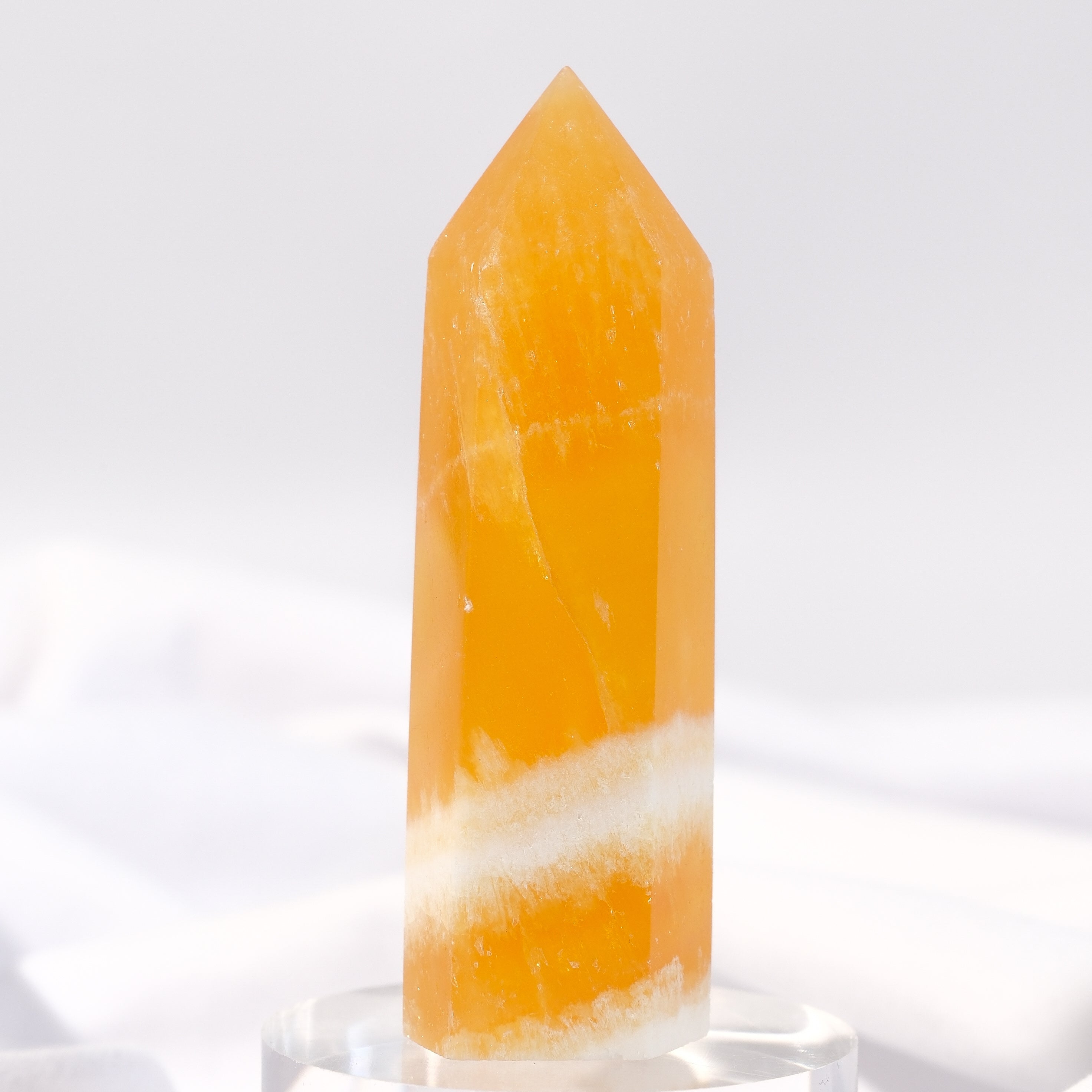 Orange Calcite Tower