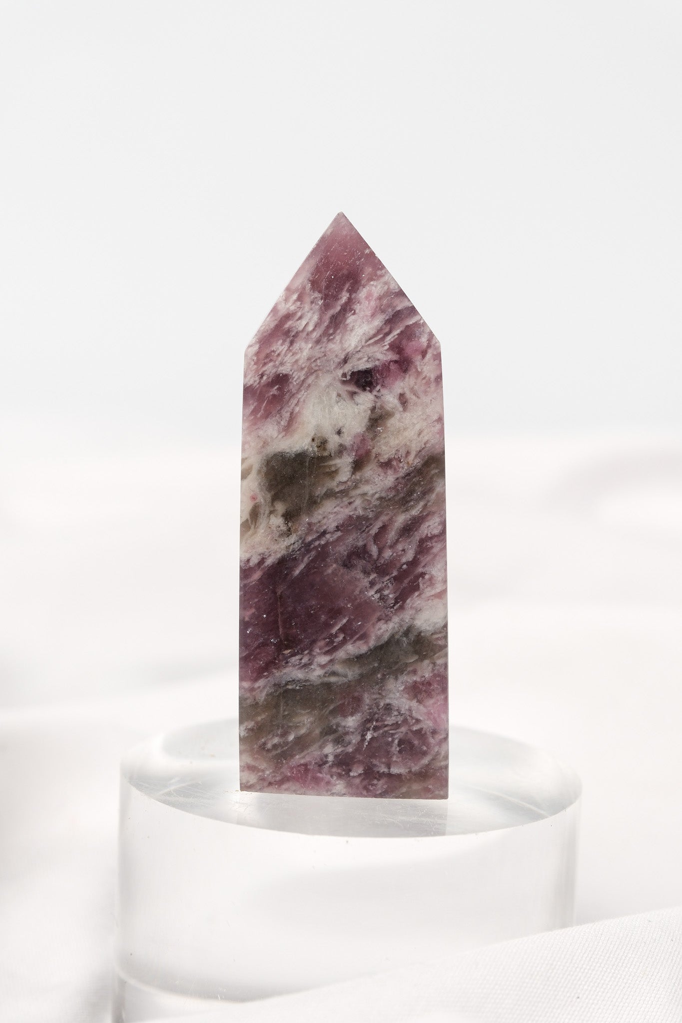 Pink Tourmaline (Rubellite) Quartz Tower