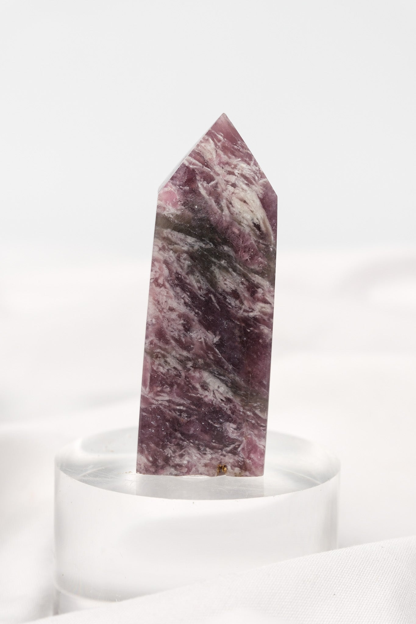 Pink Tourmaline (Rubellite) Quartz Tower
