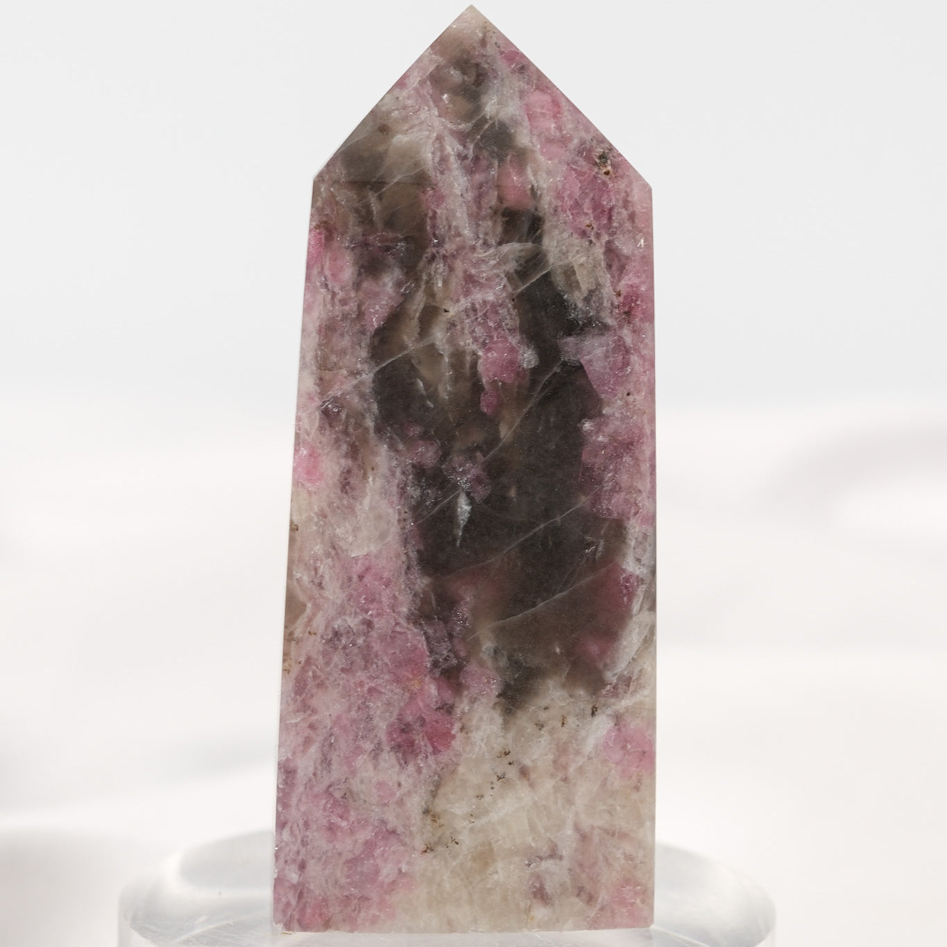 Pink Tourmaline (Rubellite) Quartz Tower