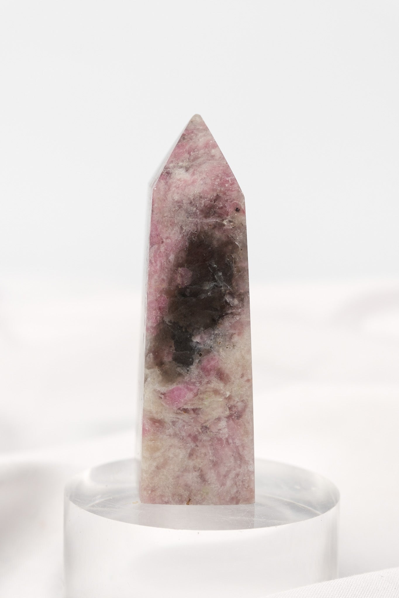 Pink Tourmaline (Rubellite) Quartz Tower