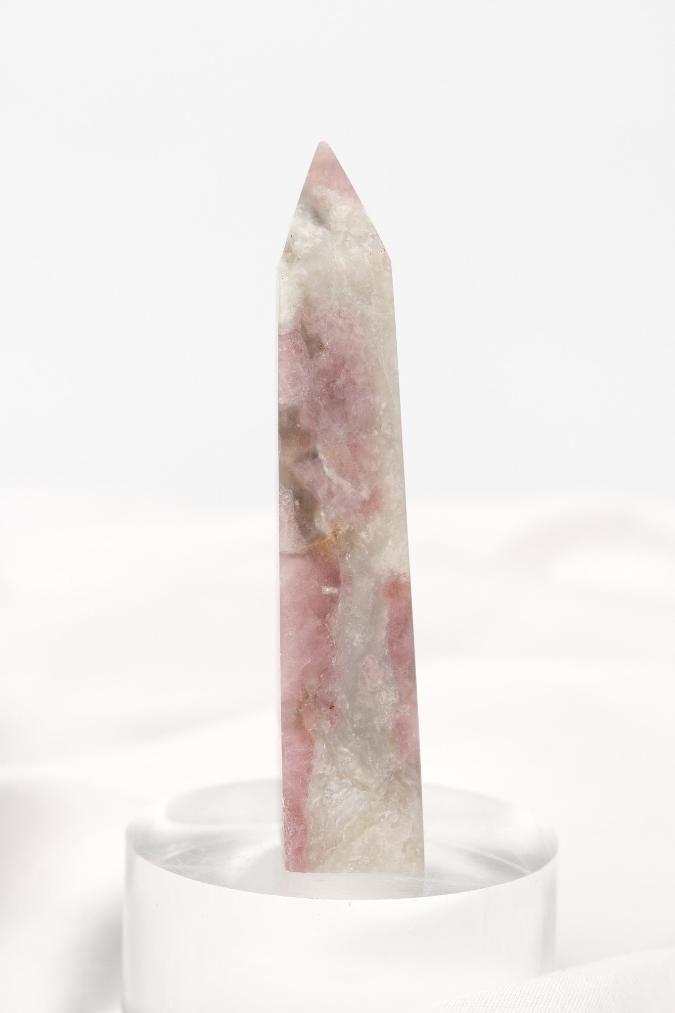 Pink Tourmaline (Rubellite) Quartz Tower