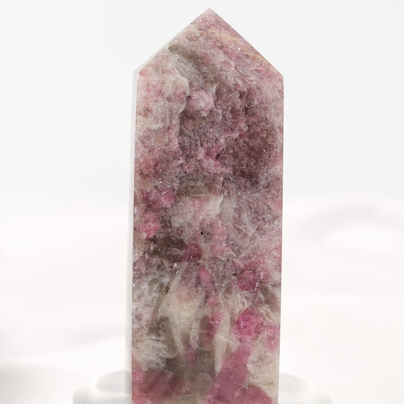 Pink Tourmaline (Rubellite) Quartz Tower