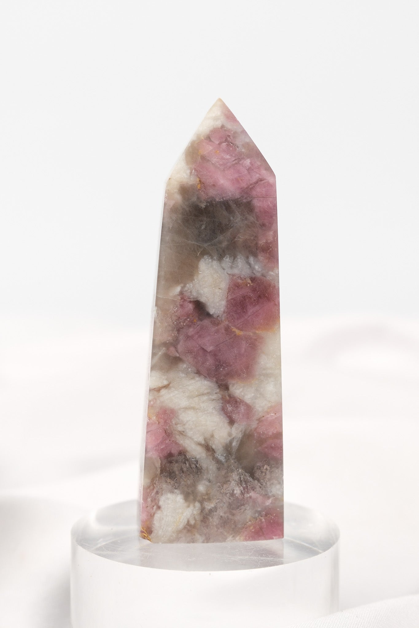 Pink Tourmaline (Rubellite) Quartz Tower