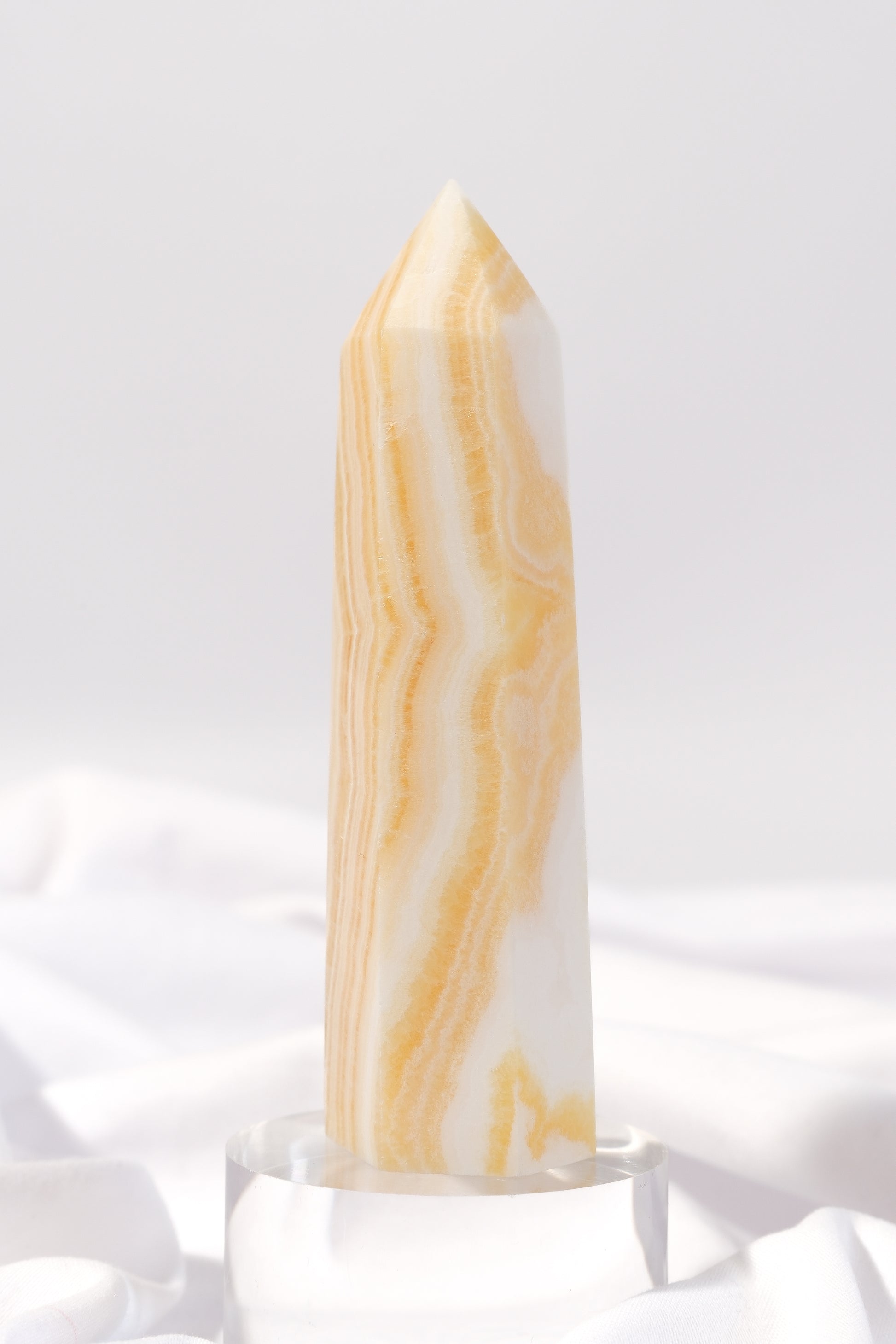 Orange Calcite Tower