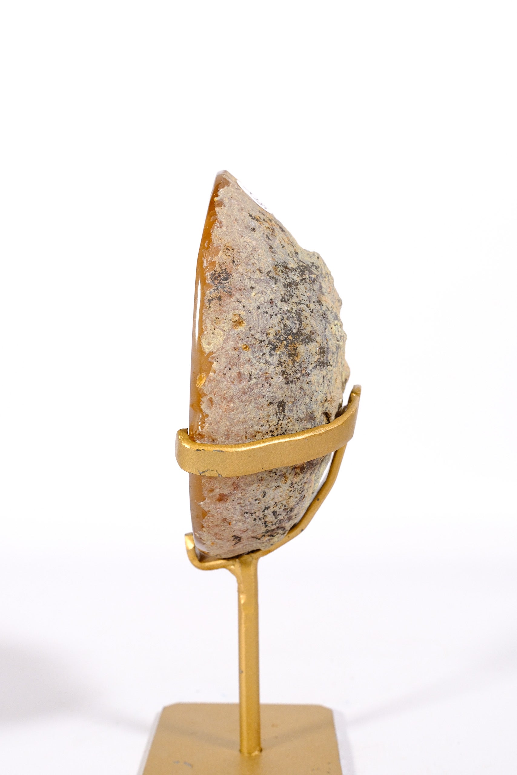 Agate Geode on Stand