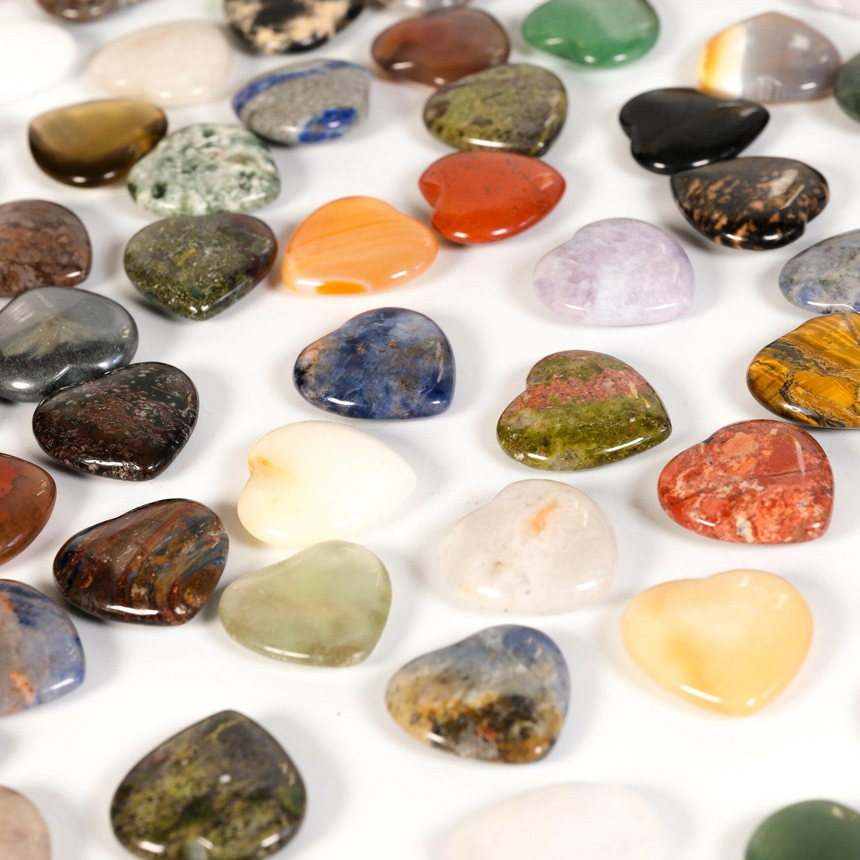 Mystery Mini Heart - Flat Healing Crystal.