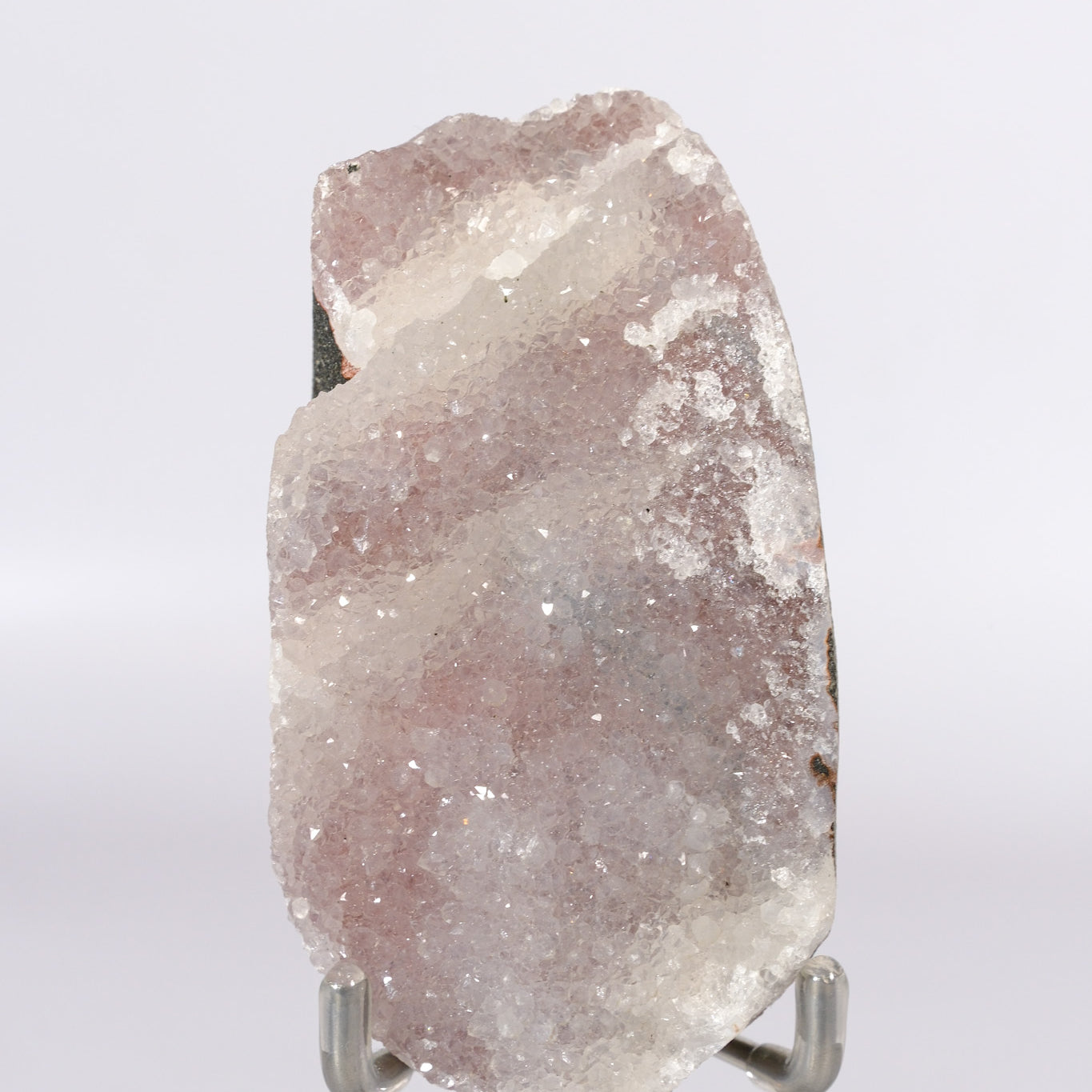 Pink Chalcedony / Quartz Cluster