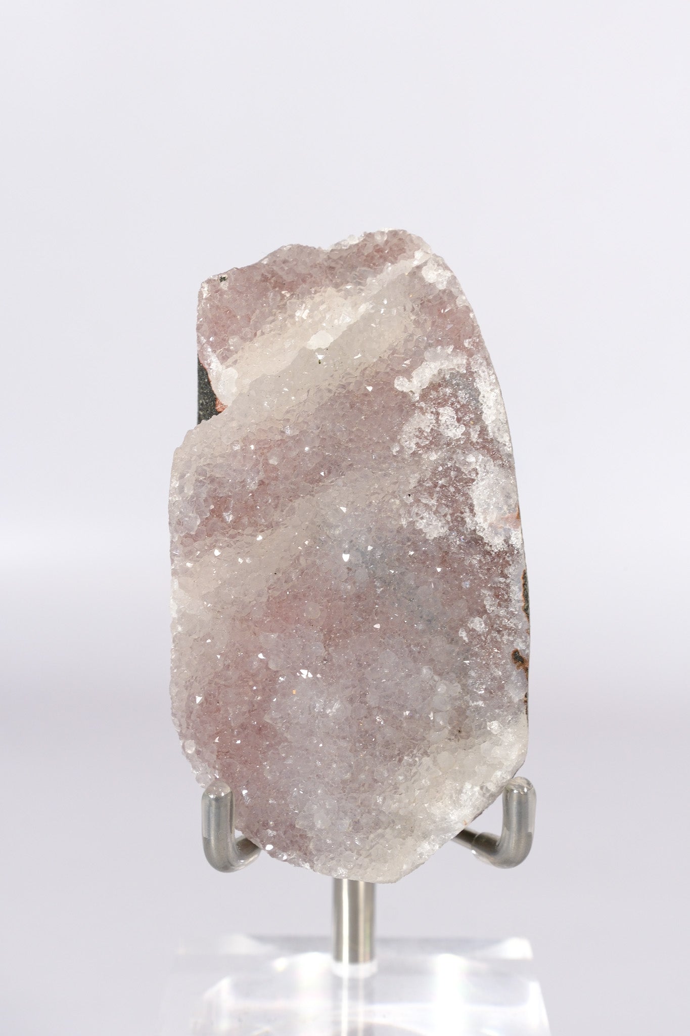 Pink Chalcedony / Quartz Cluster