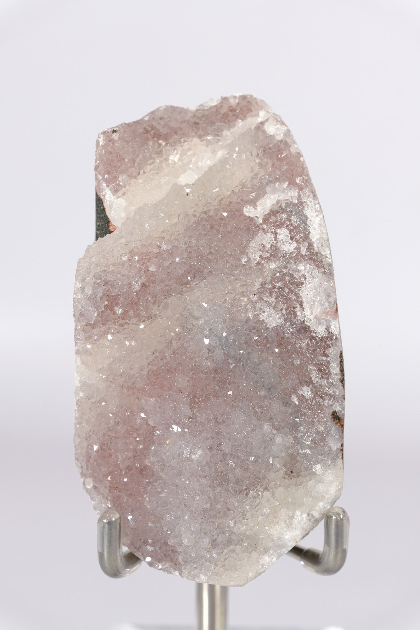 Pink Chalcedony / Quartz Cluster